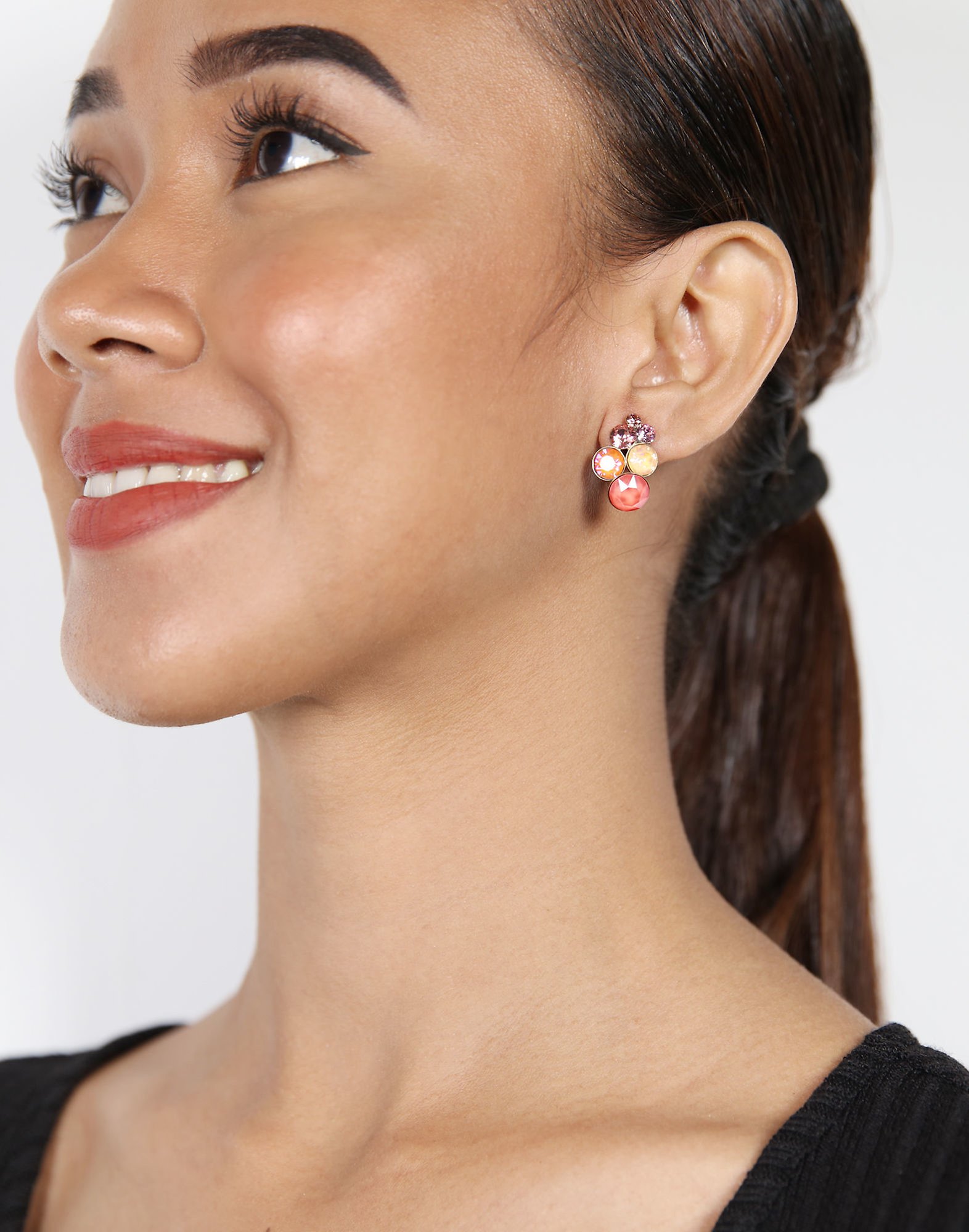 image for Earring Stud Petit Glamour Candied orange 