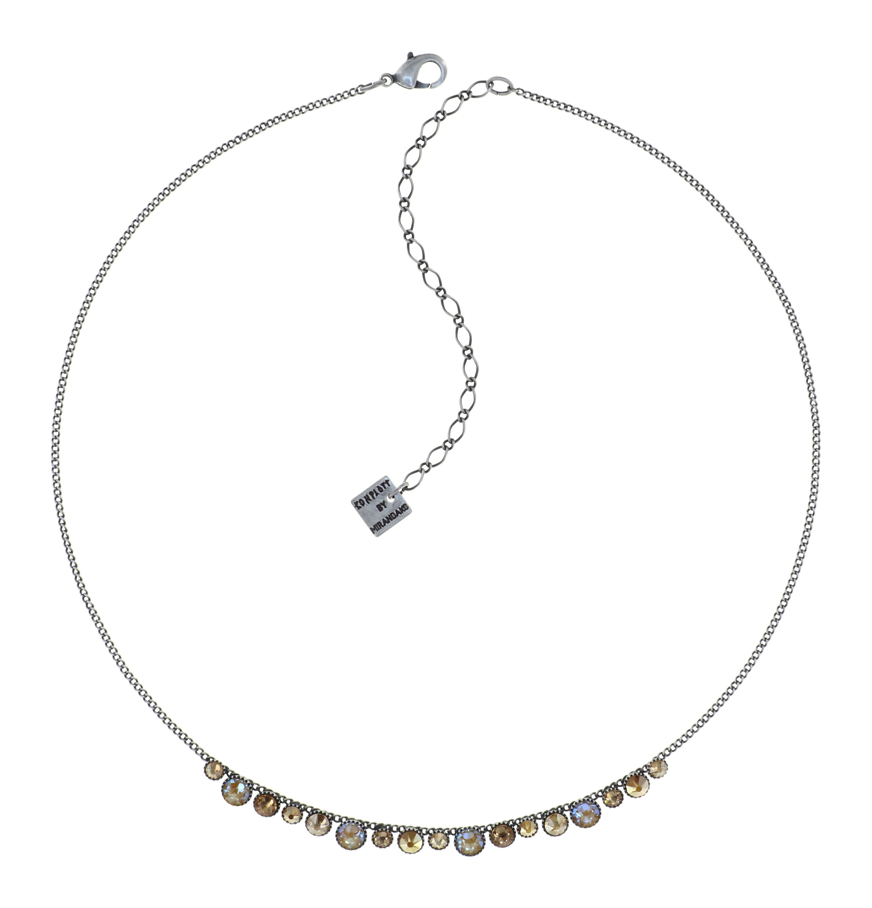 image for Necklace Water Cascade Sun Kissed Brown 