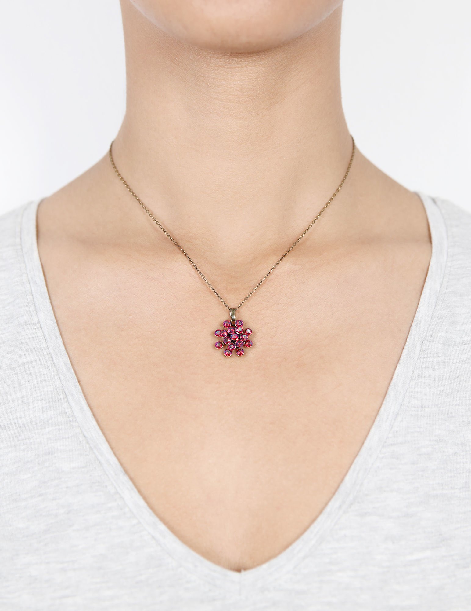 image for Necklace Pendant Magic Fireball Red On Fire red mini