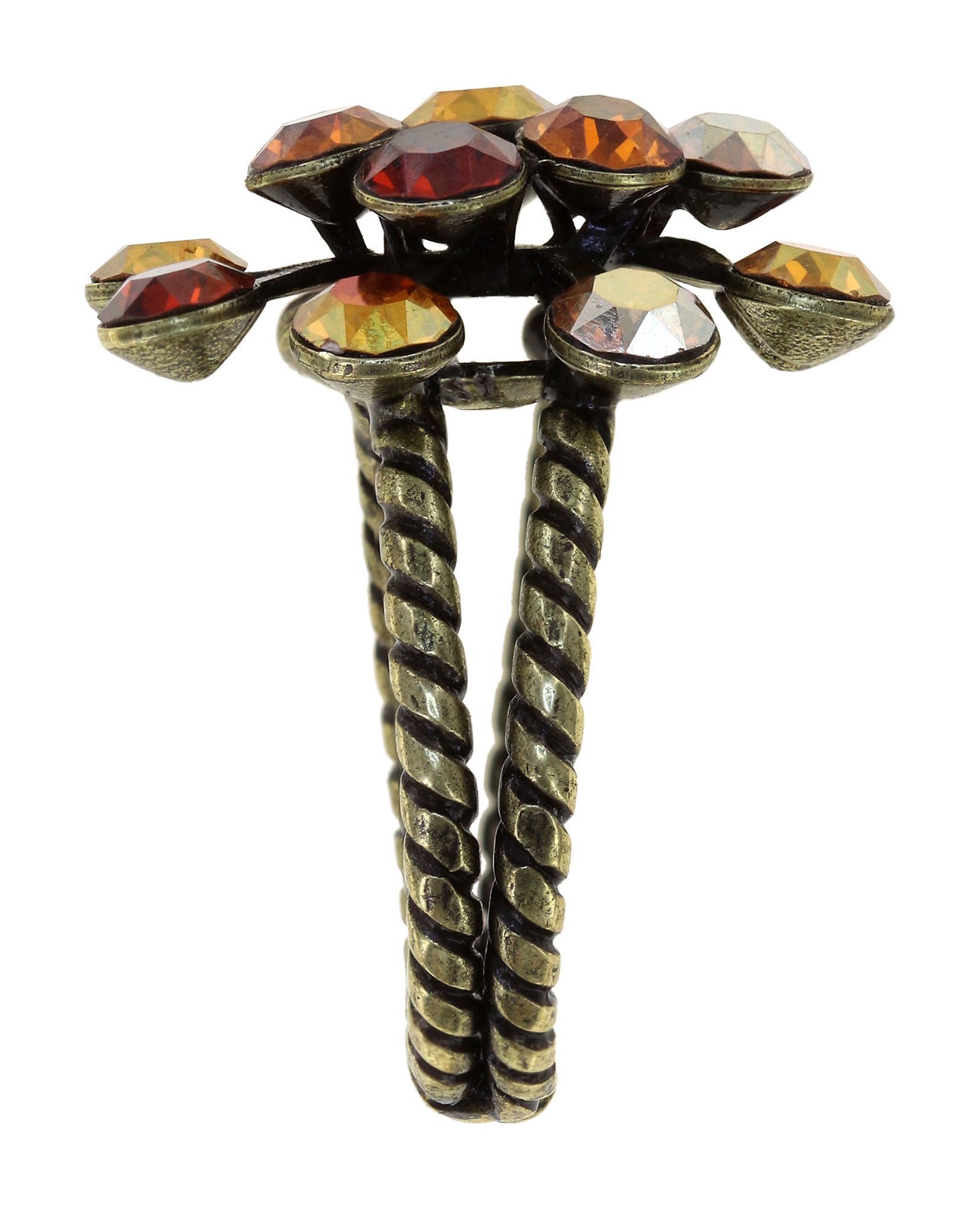 image pour Anneau Magic Fireball Amour Ambre Reddish Brown Classic Size (21mm Ø)