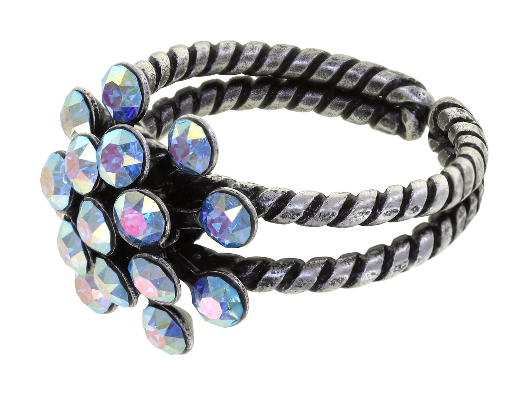 image for Ring Magic Fireball Aurora Borealis blue/lila mini