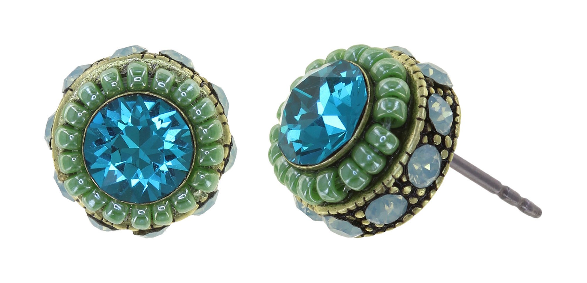 image pour Clou d'oreille African Glam Vert  