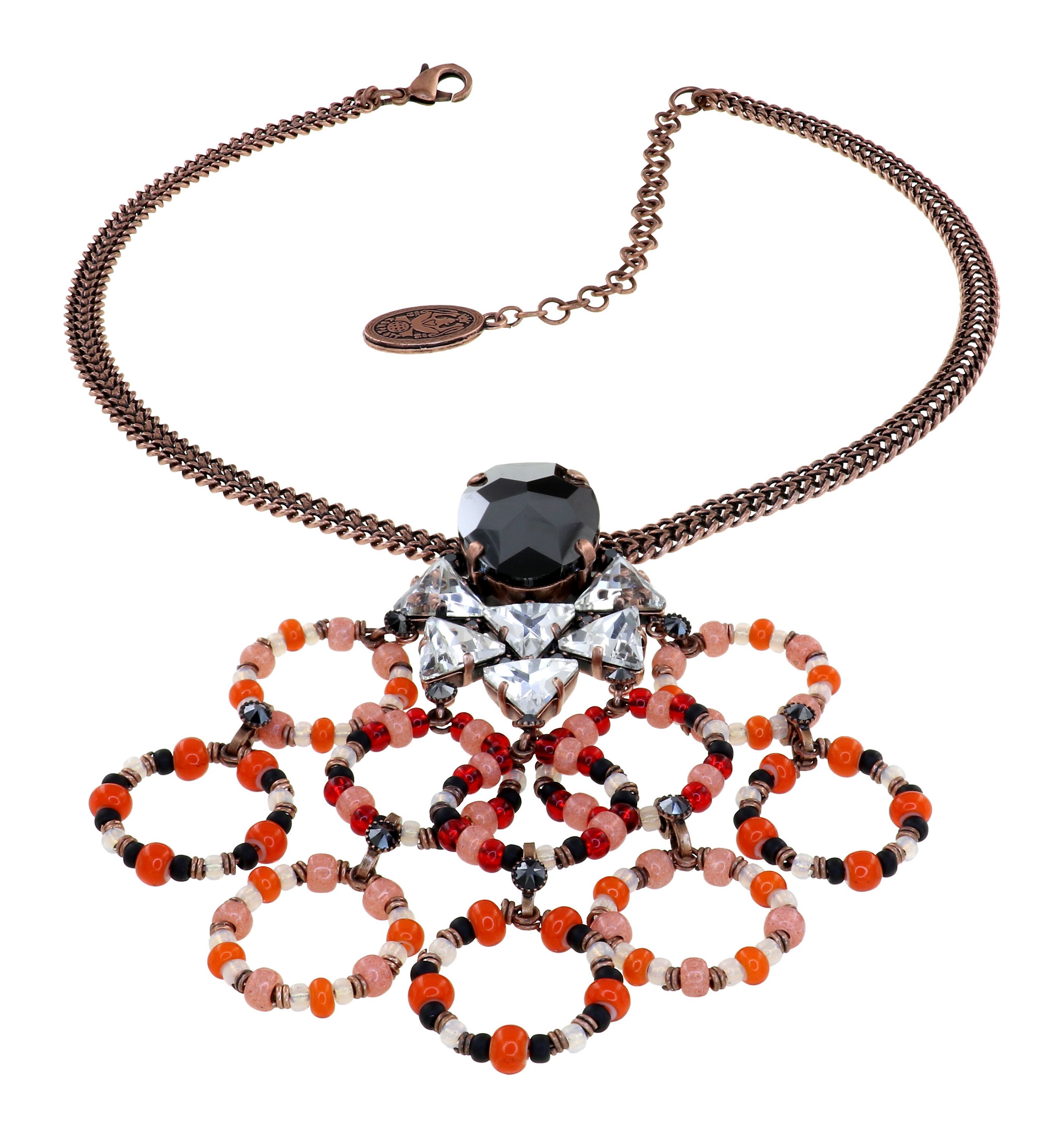 image pour Collier-Y Hippie Épice Terreuse black/red 