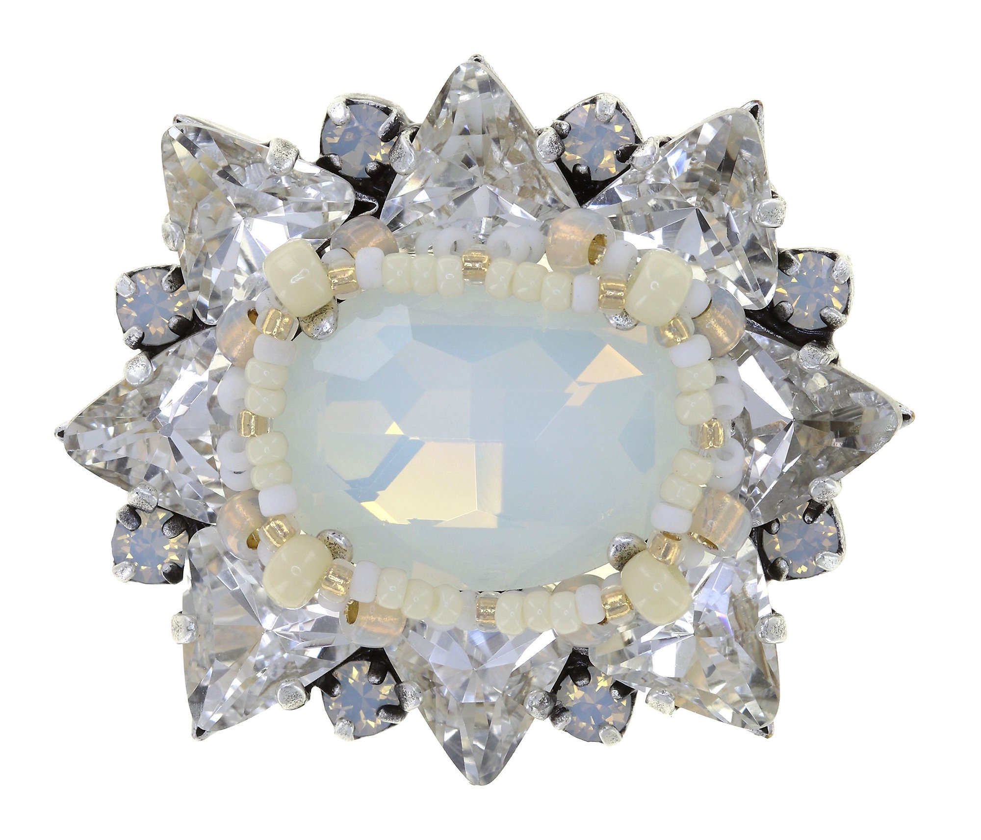 image for Brooch Hippie Vanilla White white 