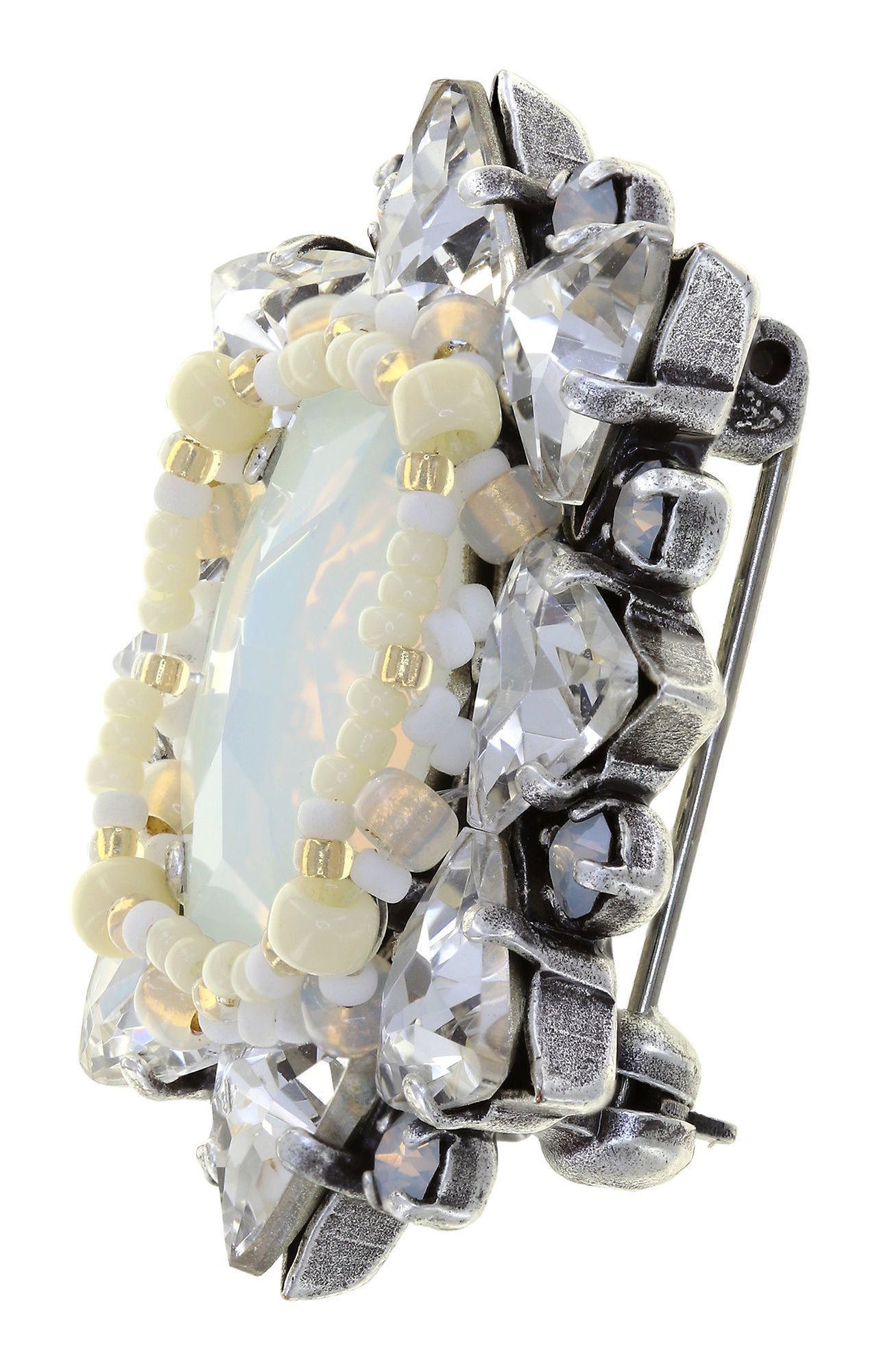 image pour Broche Hippie Blanc Vanille white 