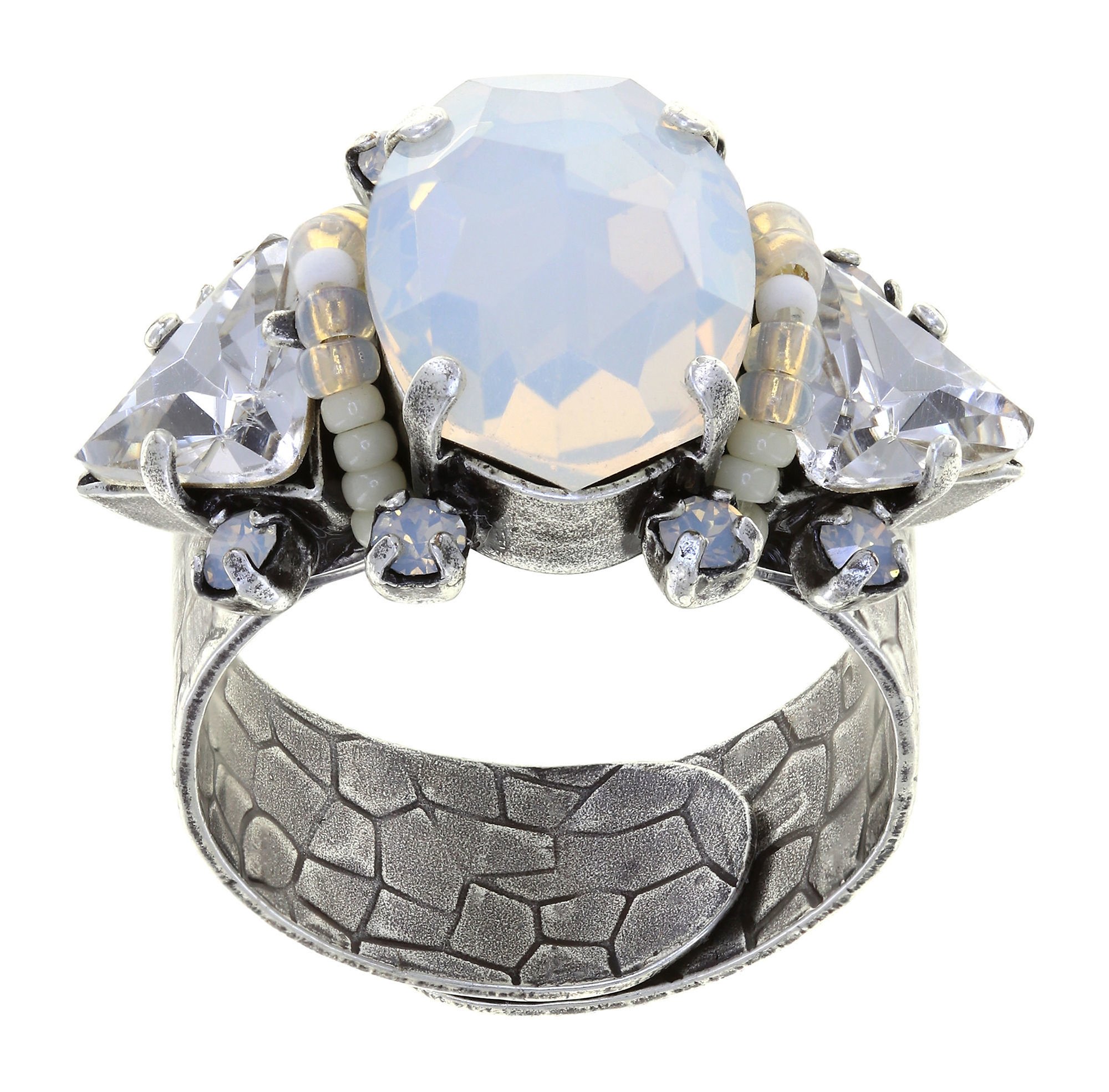 image pour Anneau Hippie Blanc Vanille white 