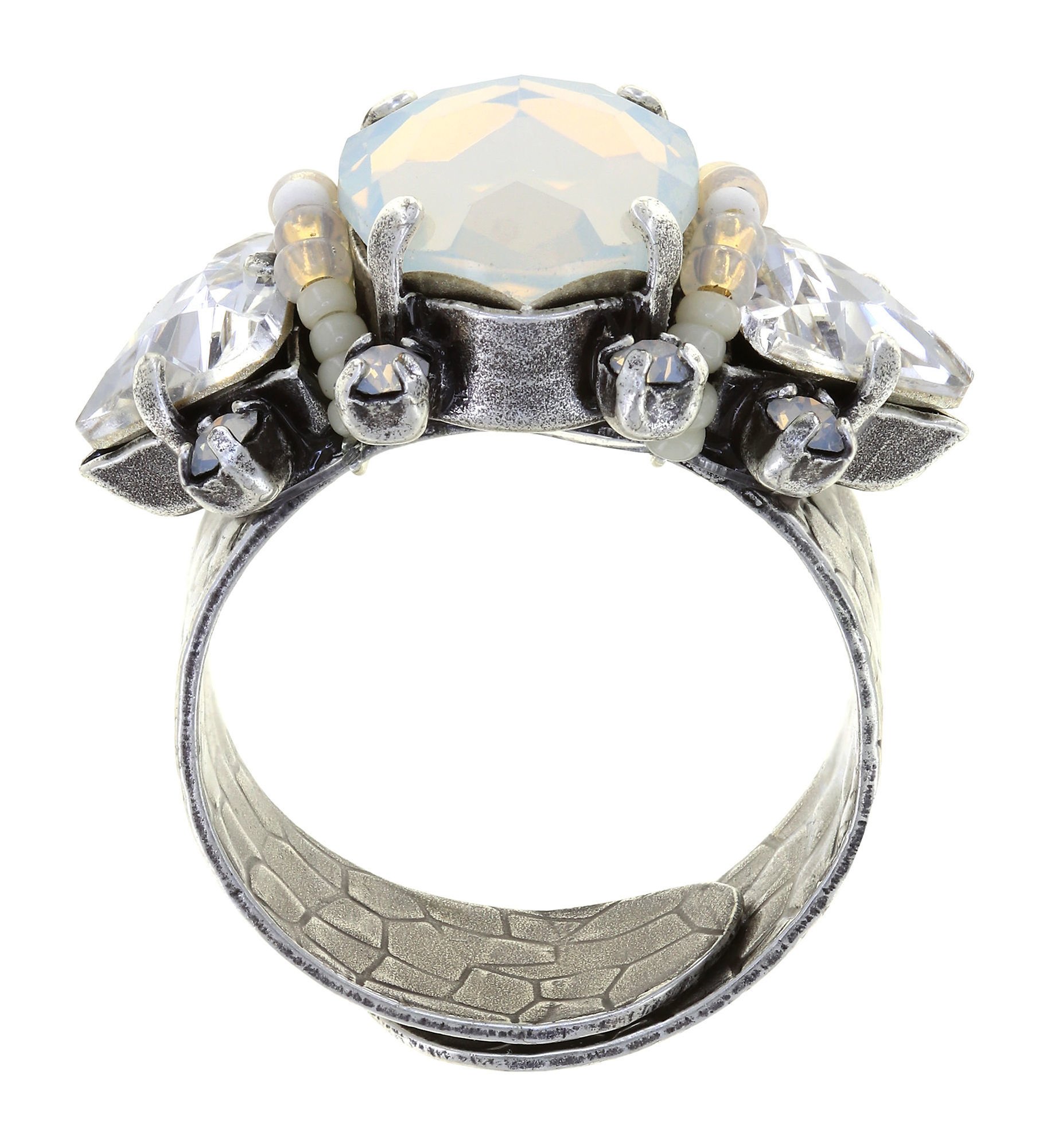 image pour Anneau Hippie Blanc Vanille white 