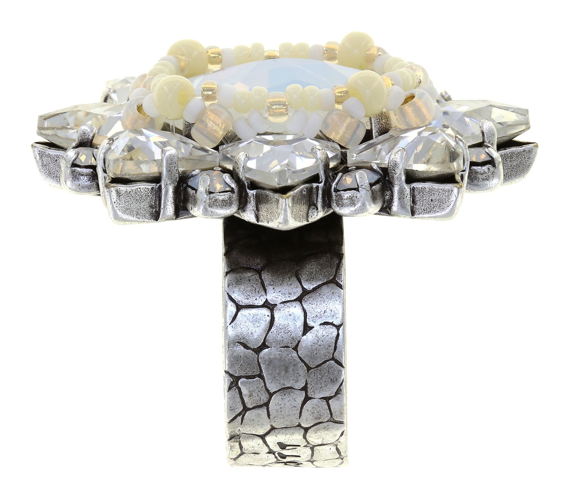 image pour Anneau Hippie Blanc Vanille white 