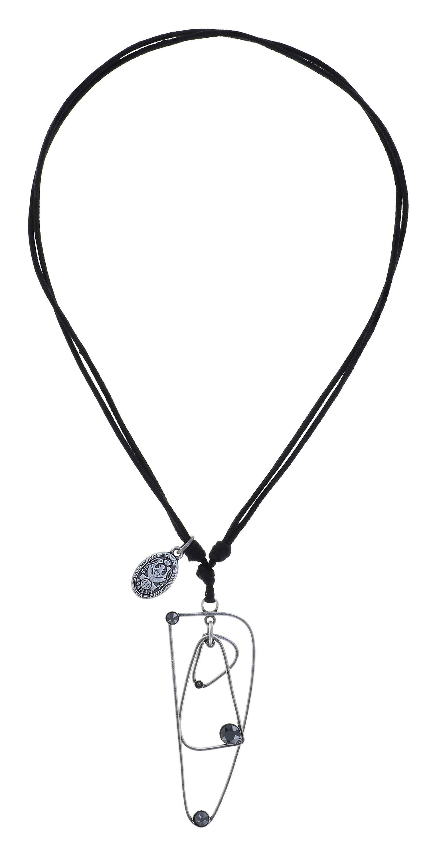 image for Necklace Knot Wireworks Carbon Shine Black 