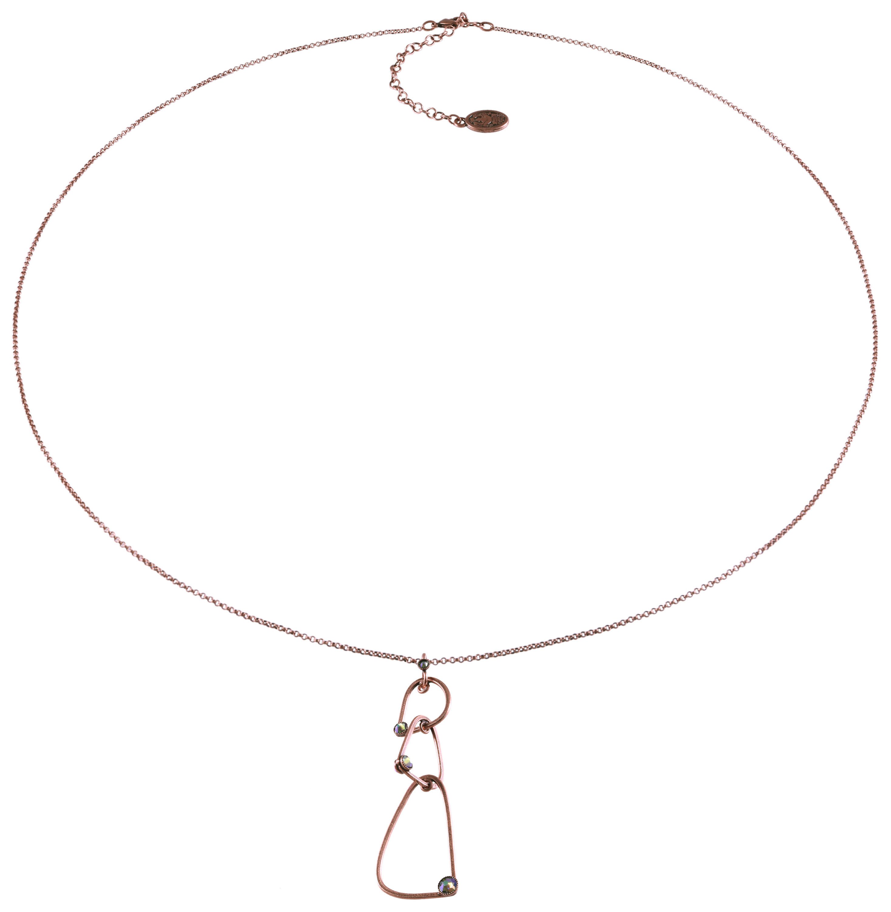 image pour Collier pendant (long) Wireworks Éclat Paradisiaque Lilac 