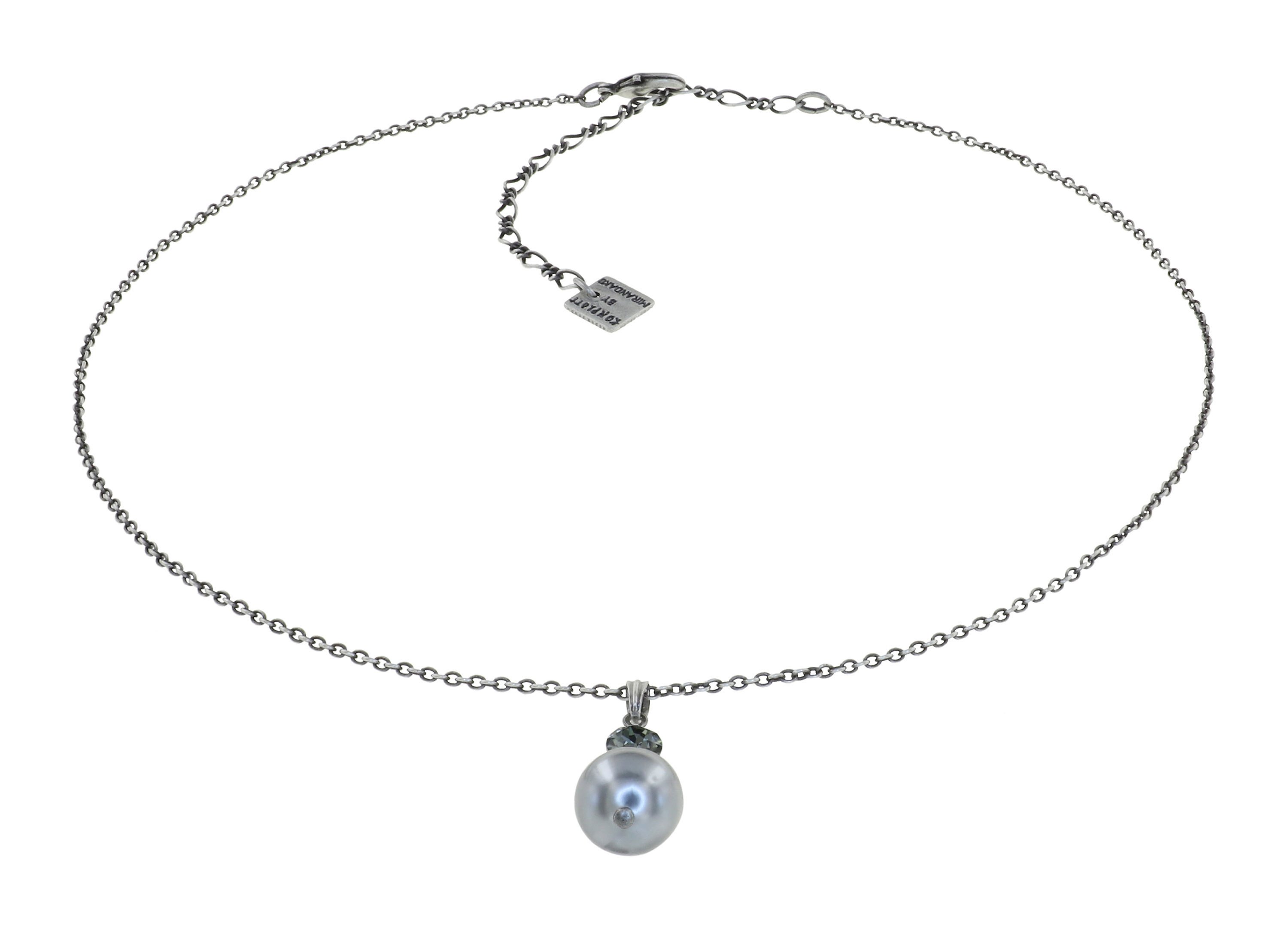 image pour Collier pendant Pearl Shadow Gris black diamond 