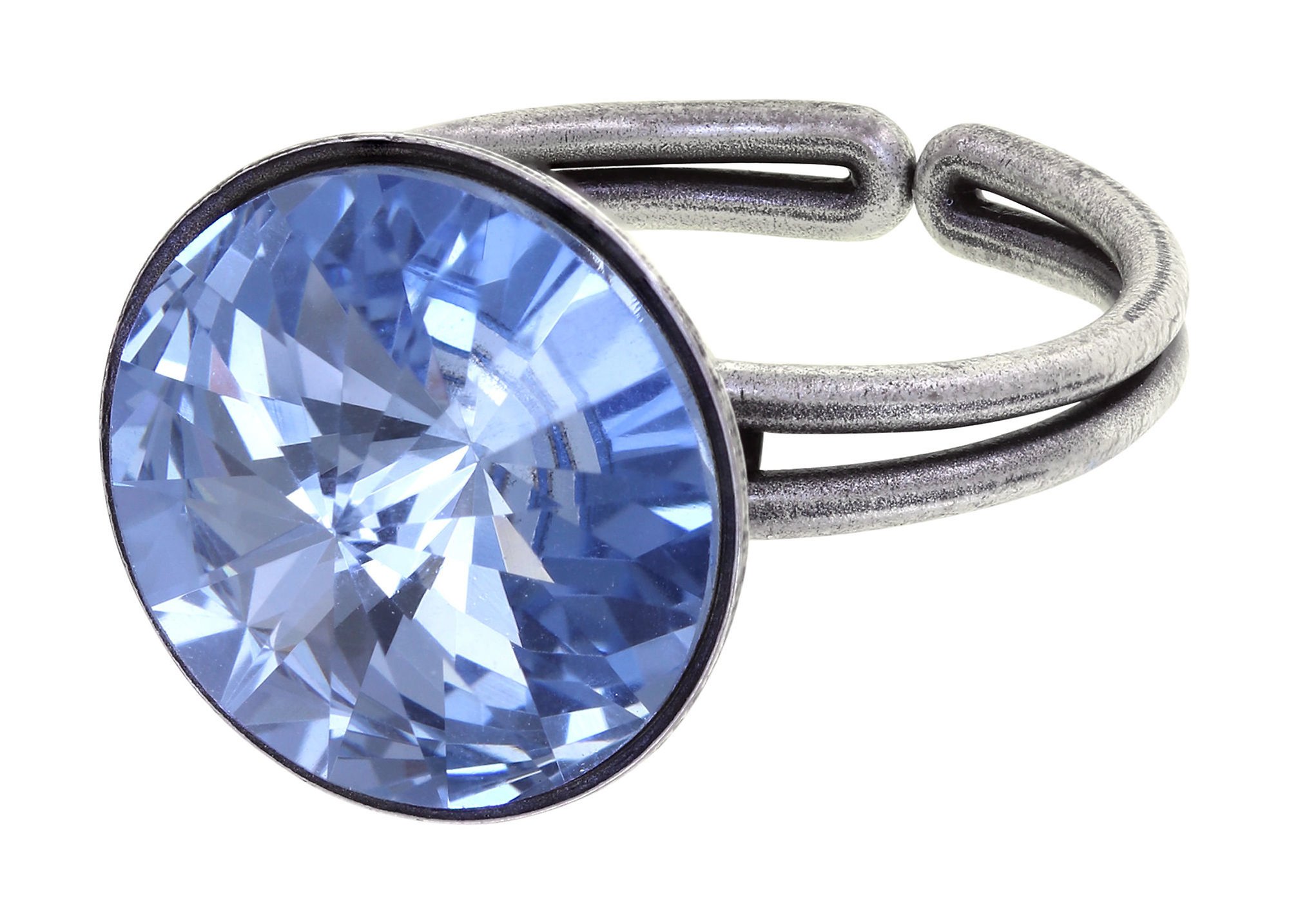 Kép Ring Rivoli Light Blue light sapphire 14mm