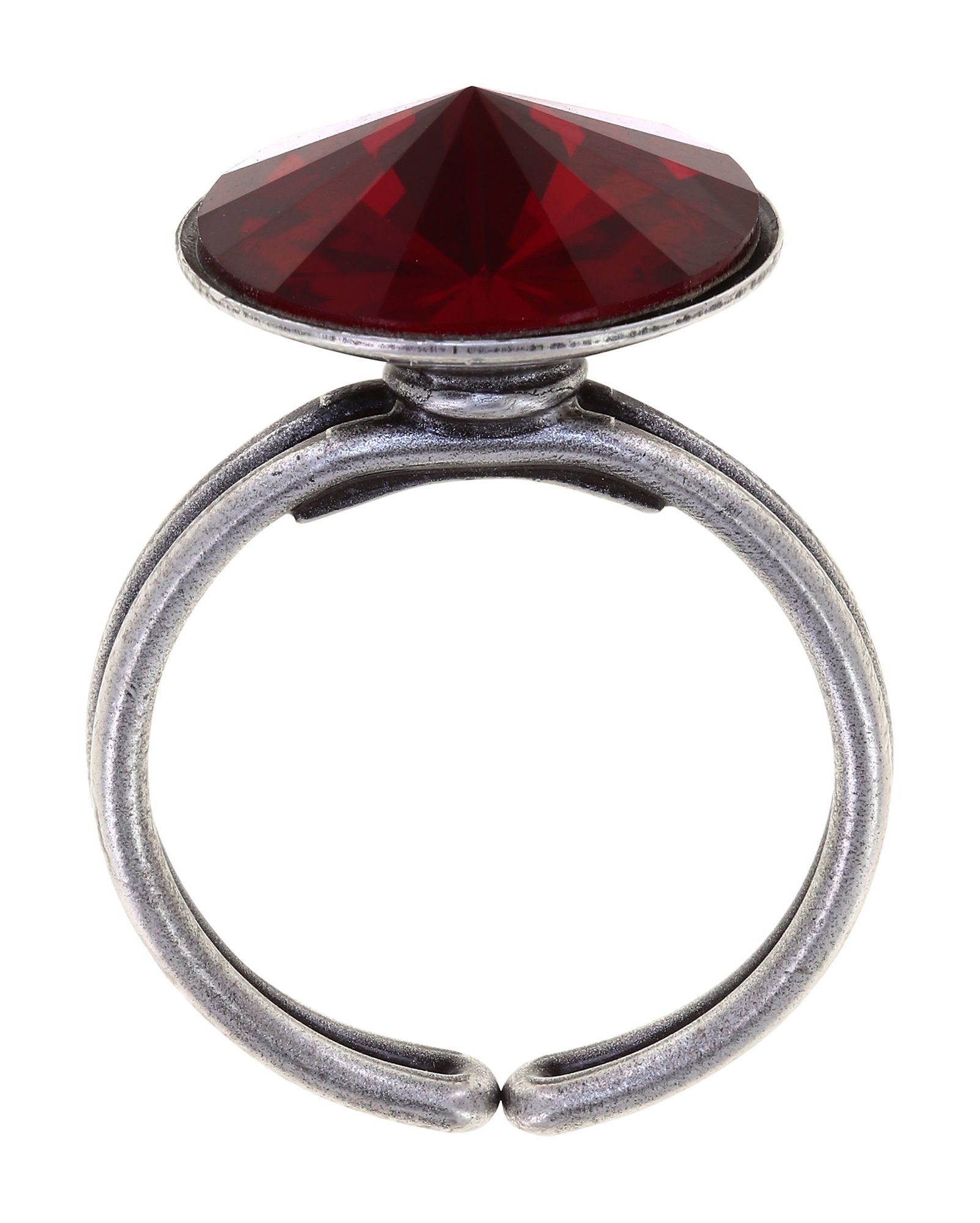 image for Ring Rivoli Red siam 14mm