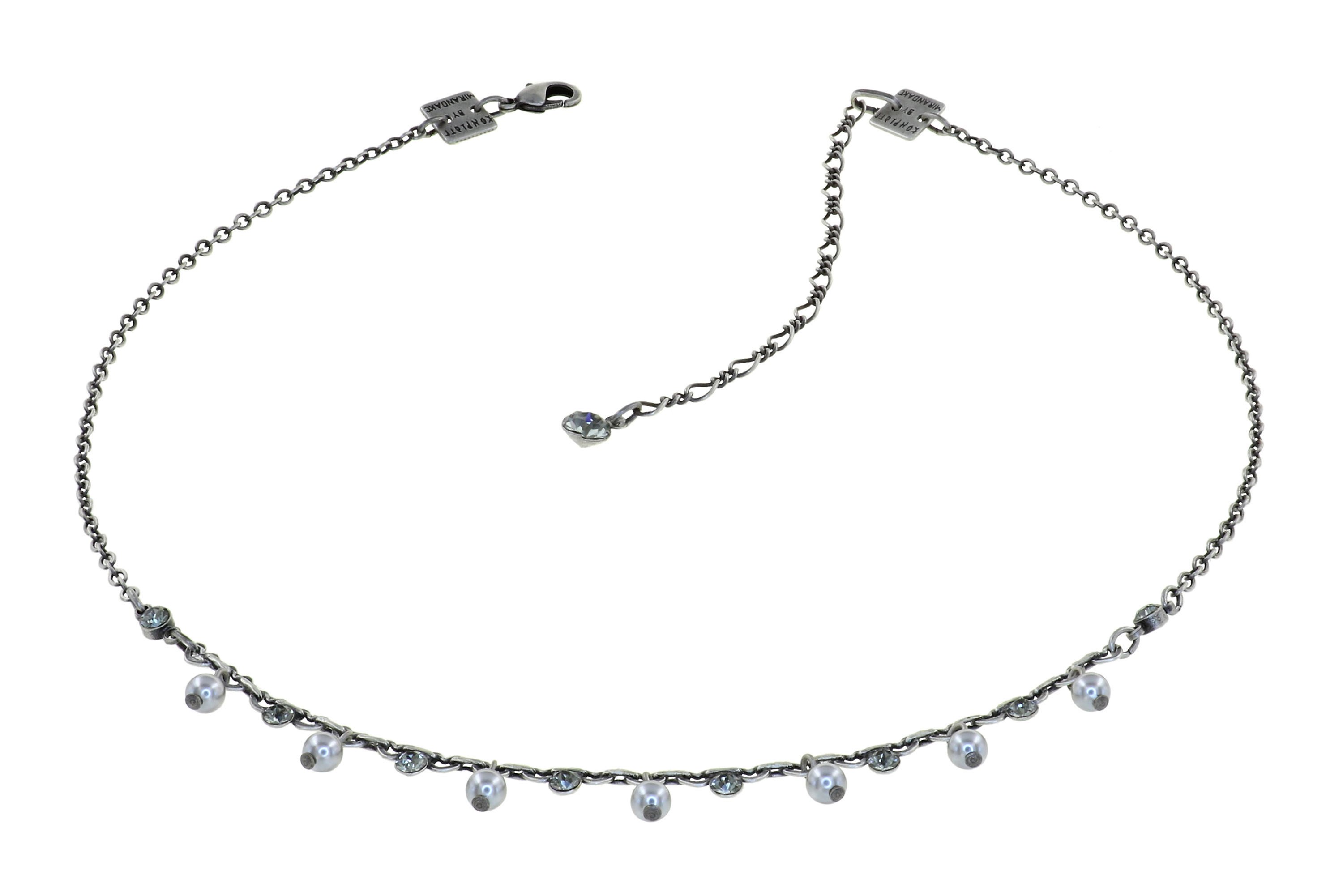 image pour Collier Pearl Shadow Gris black diamond 
