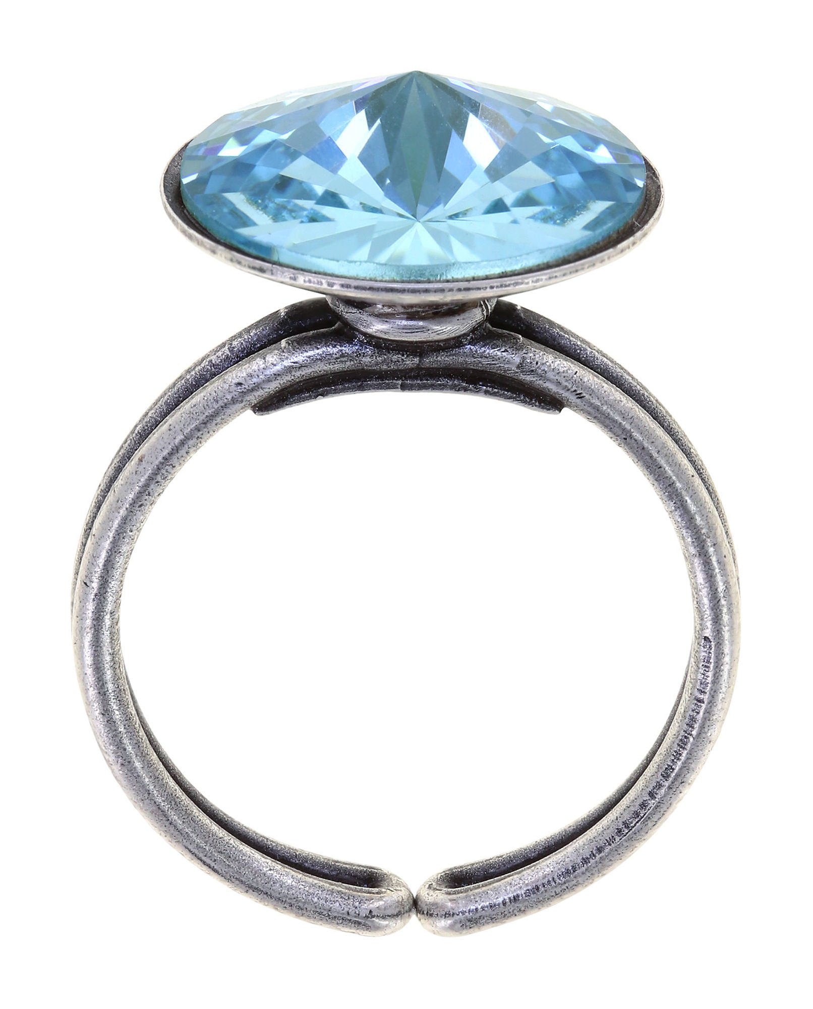 image for Ring Rivoli Light Blue aquamarine 14mm