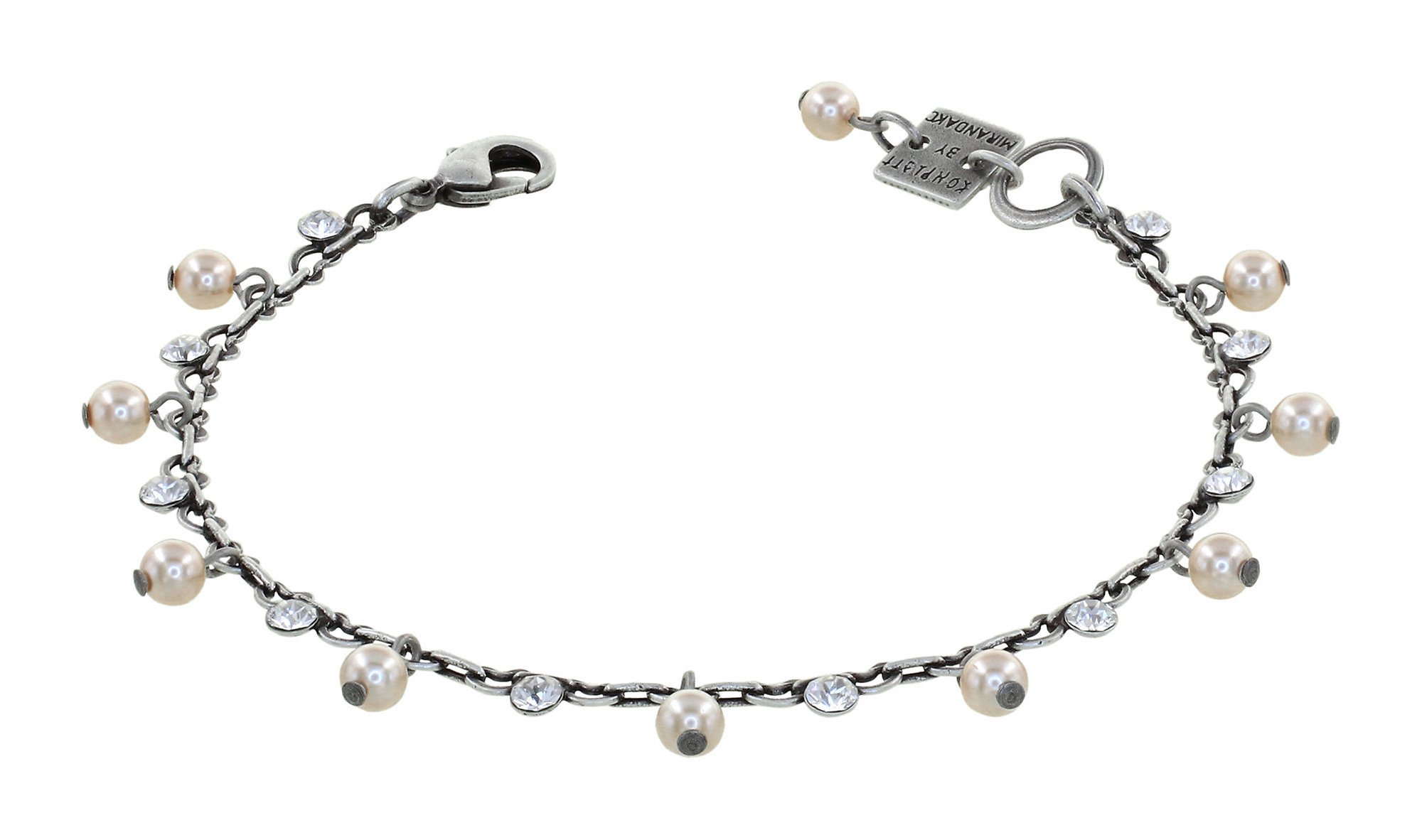 Bild für Armband Pearl Shadow weiß Kristall 
