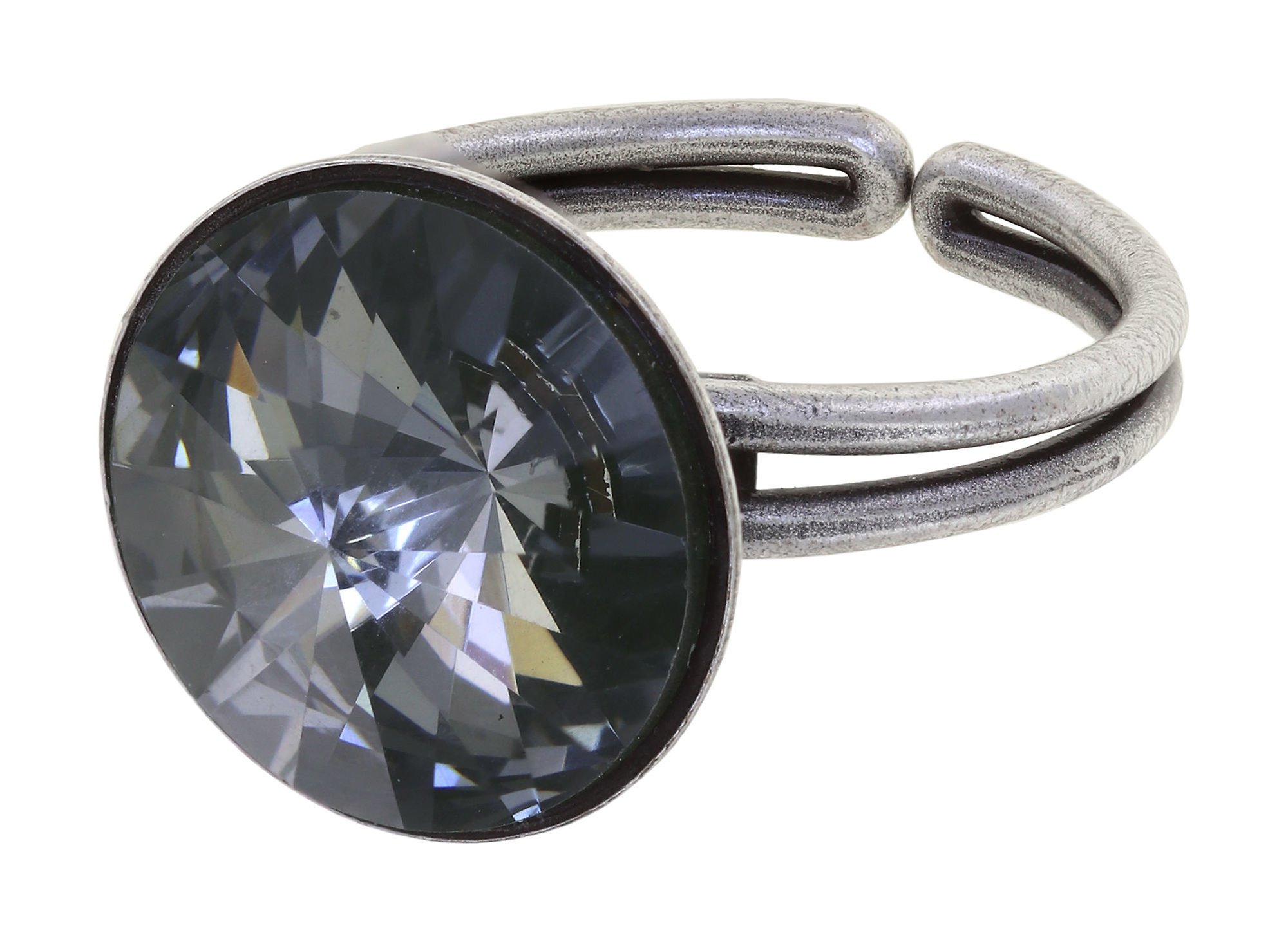 Bild für Ring Rivoli Grau crystal night fall 14mm