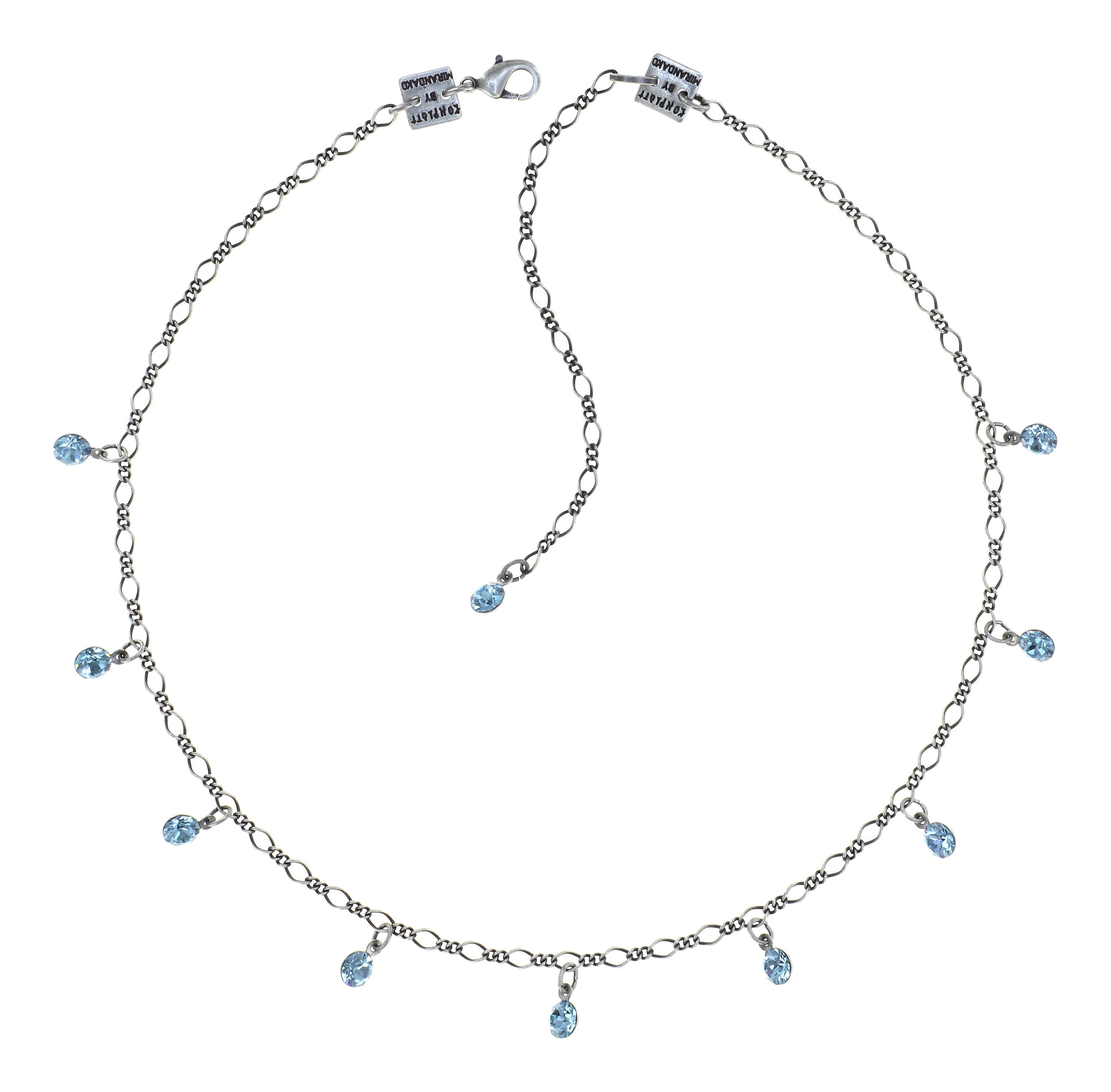 image for Necklace Tutui Collection Light Blue aquamarine SS 24