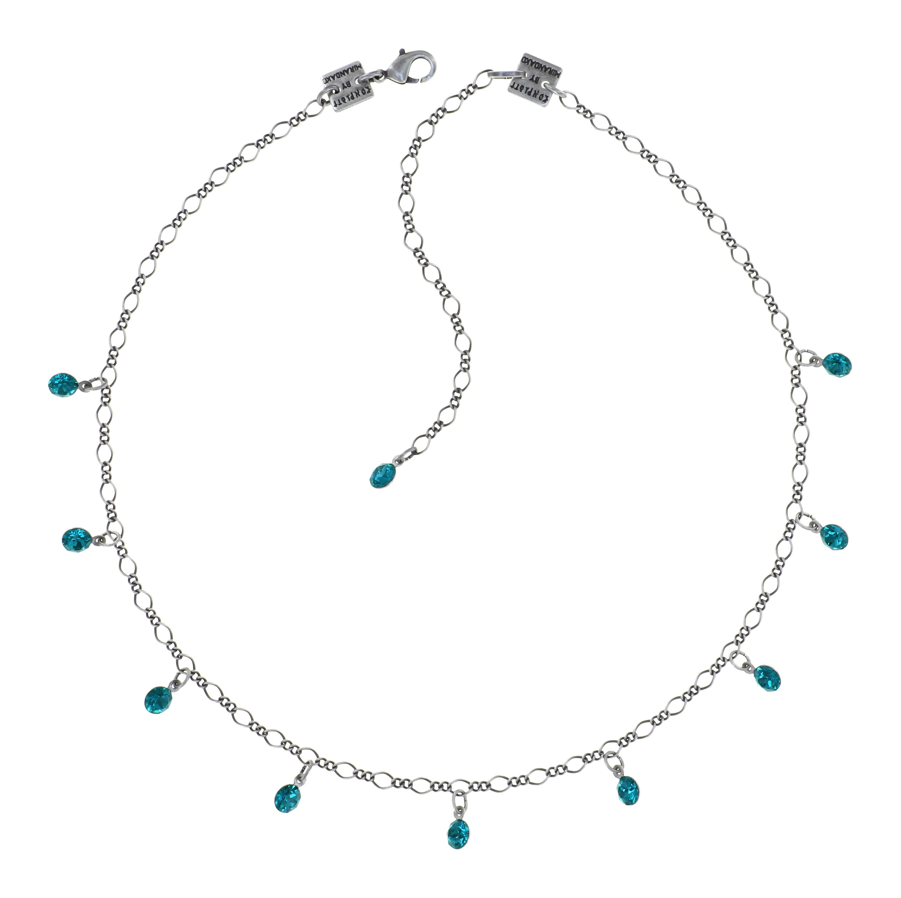 Bild für Halskette Tutui Collection Grün Blau Zirkon SS 24