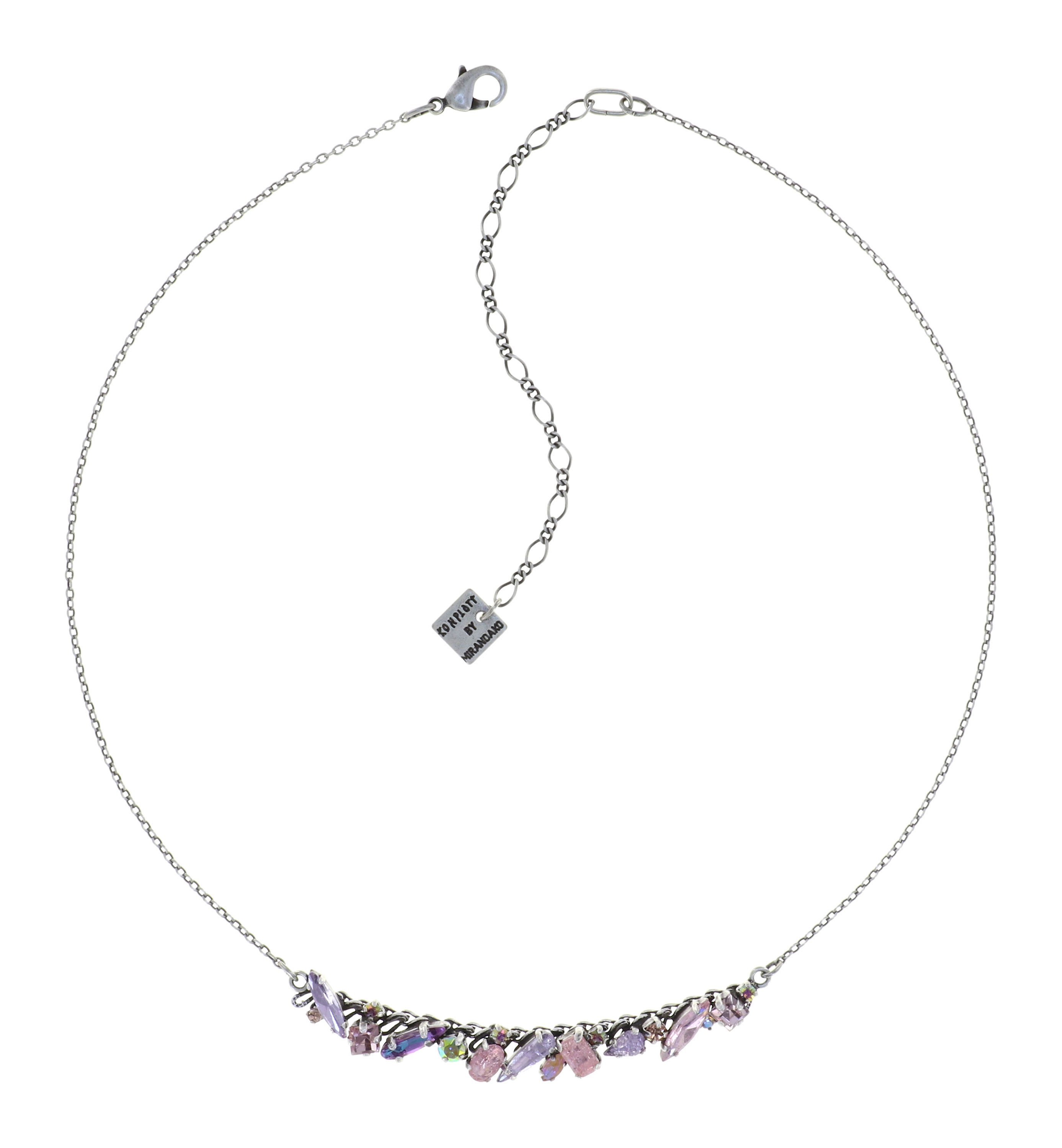 image pour Collier Abegail Rose Miel pink/lila 