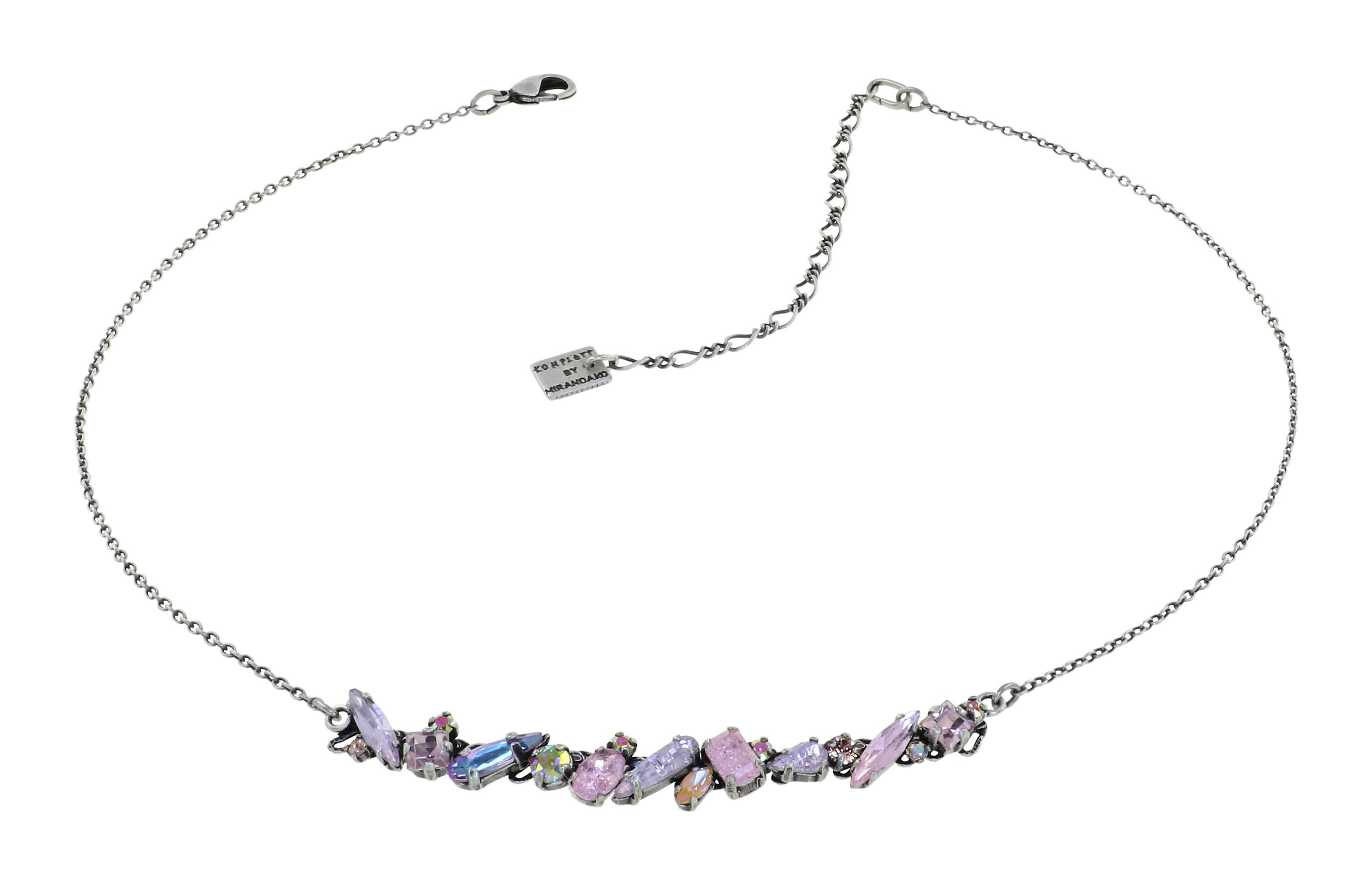 image pour Collier Abegail Rose Miel pink/lila 