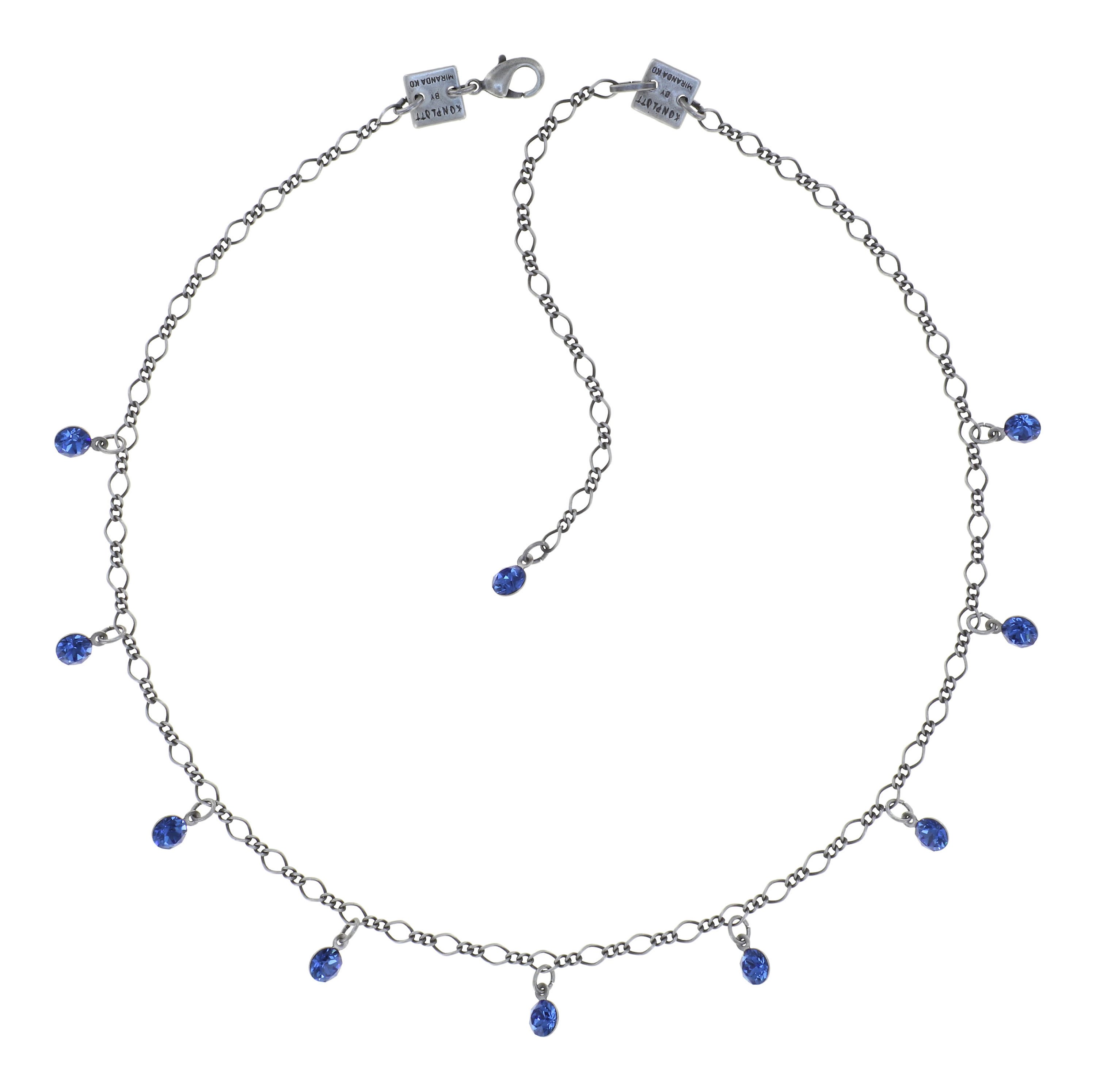 image for Necklace Tutui Collection Blue sapphire SS 24