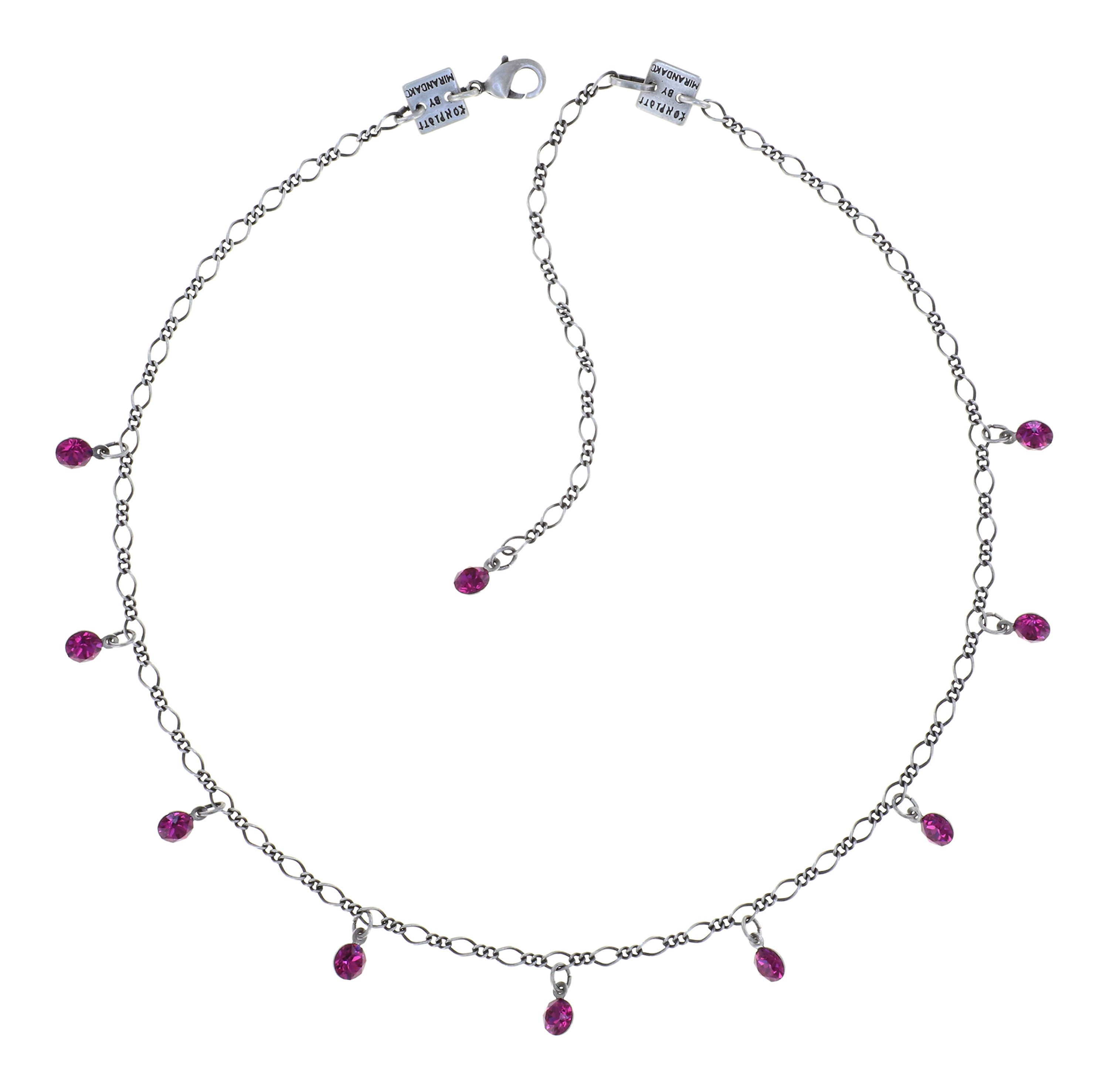 image pour Collier Tutui Collection Rose Foncé fuchsia SS 24