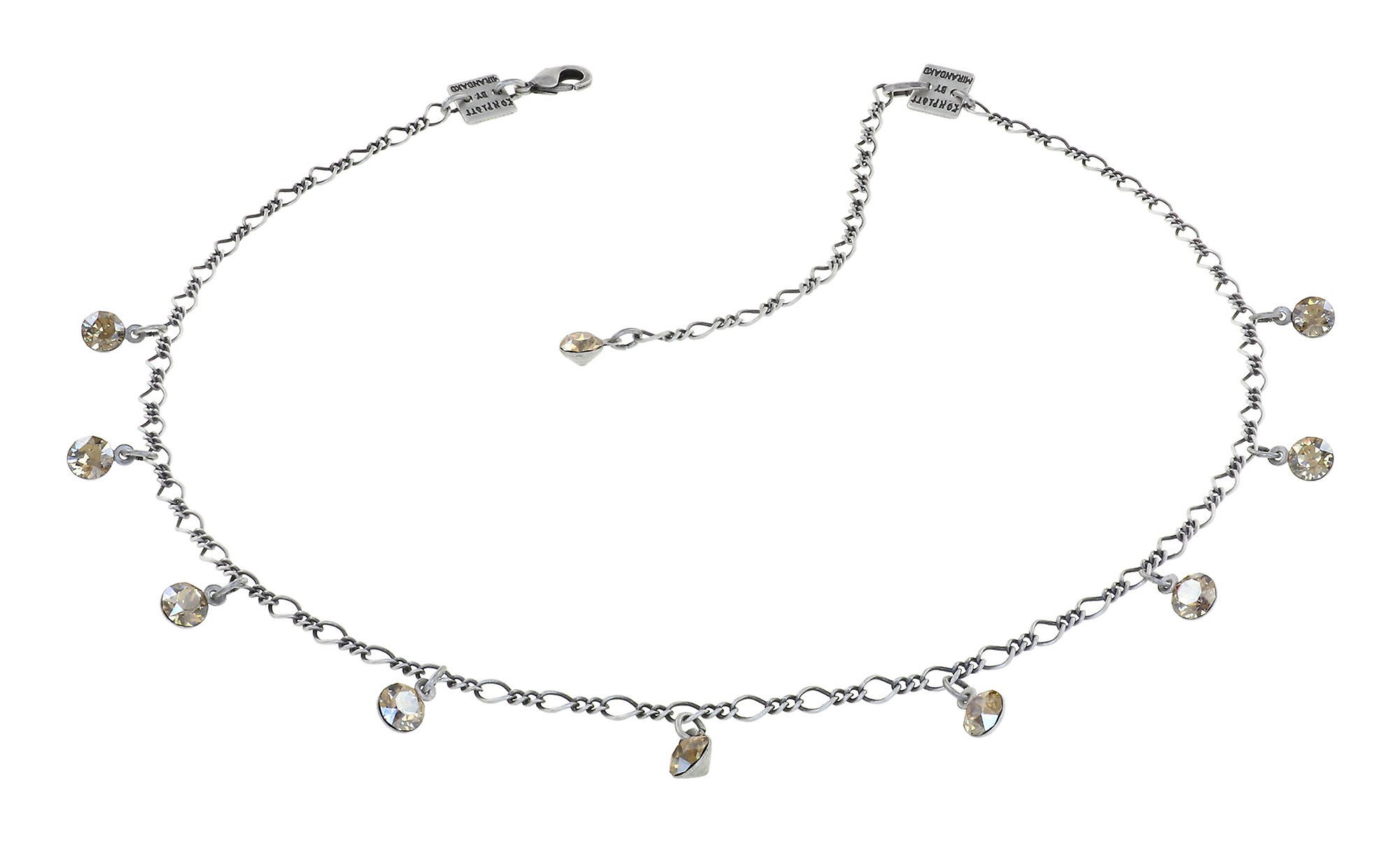 image for Necklace Tutui Collection Beige crystal golden shadow SS 24