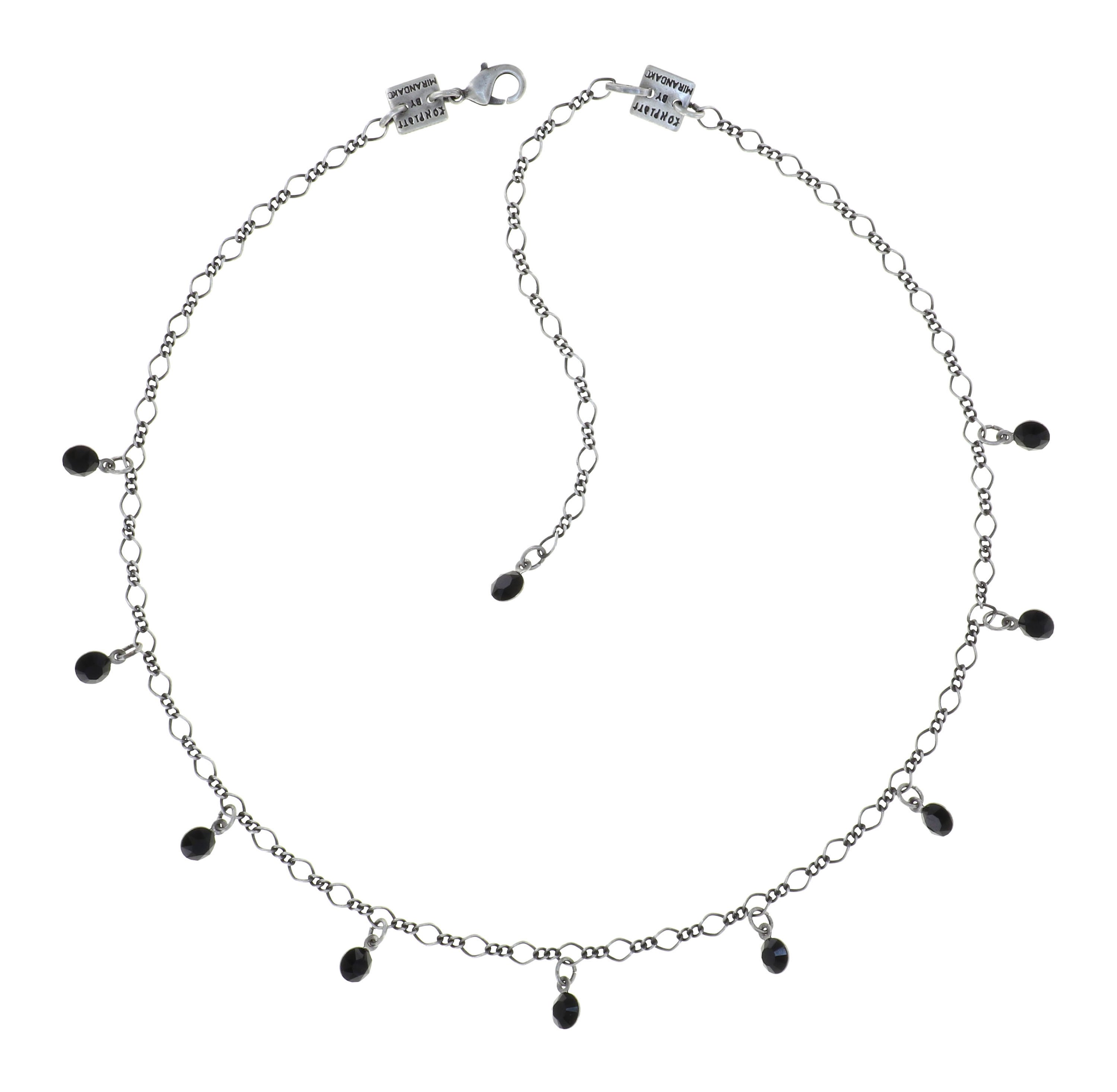 image for Necklace Tutui Collection Black jet SS 24