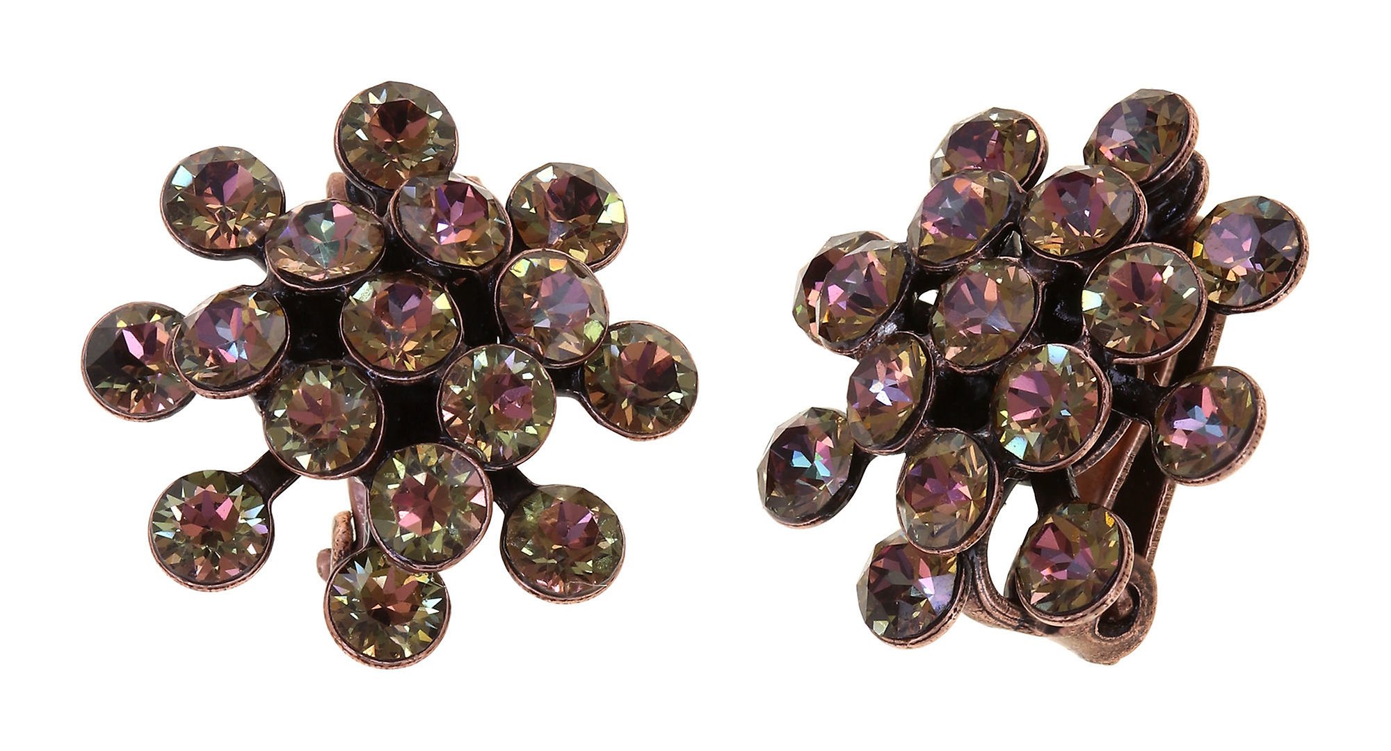 image for Earring Clip Magic Fireball Powder Room Brown mini