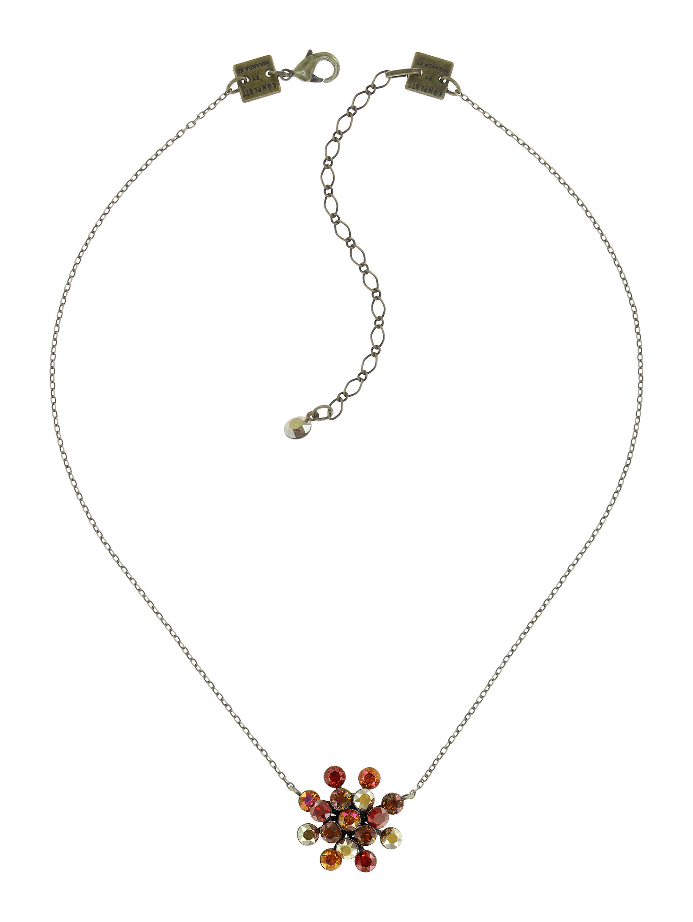 image pour Collier pendant Magic Fireball Amour Ambre Reddish Brown Classic Size (21mm Ø)