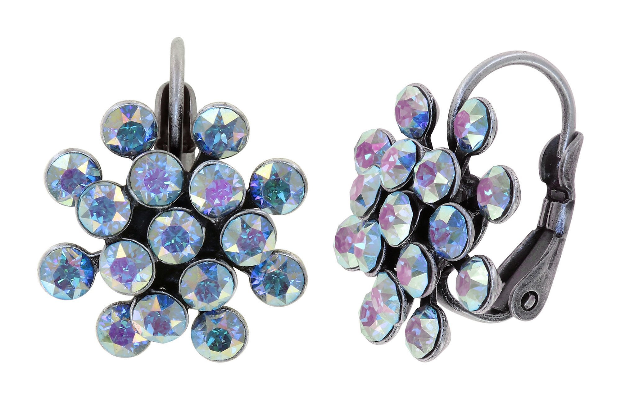 image pour Boucles d'oreilles Eurowire Magic Fireball Aurore Boréale blue/lila mini