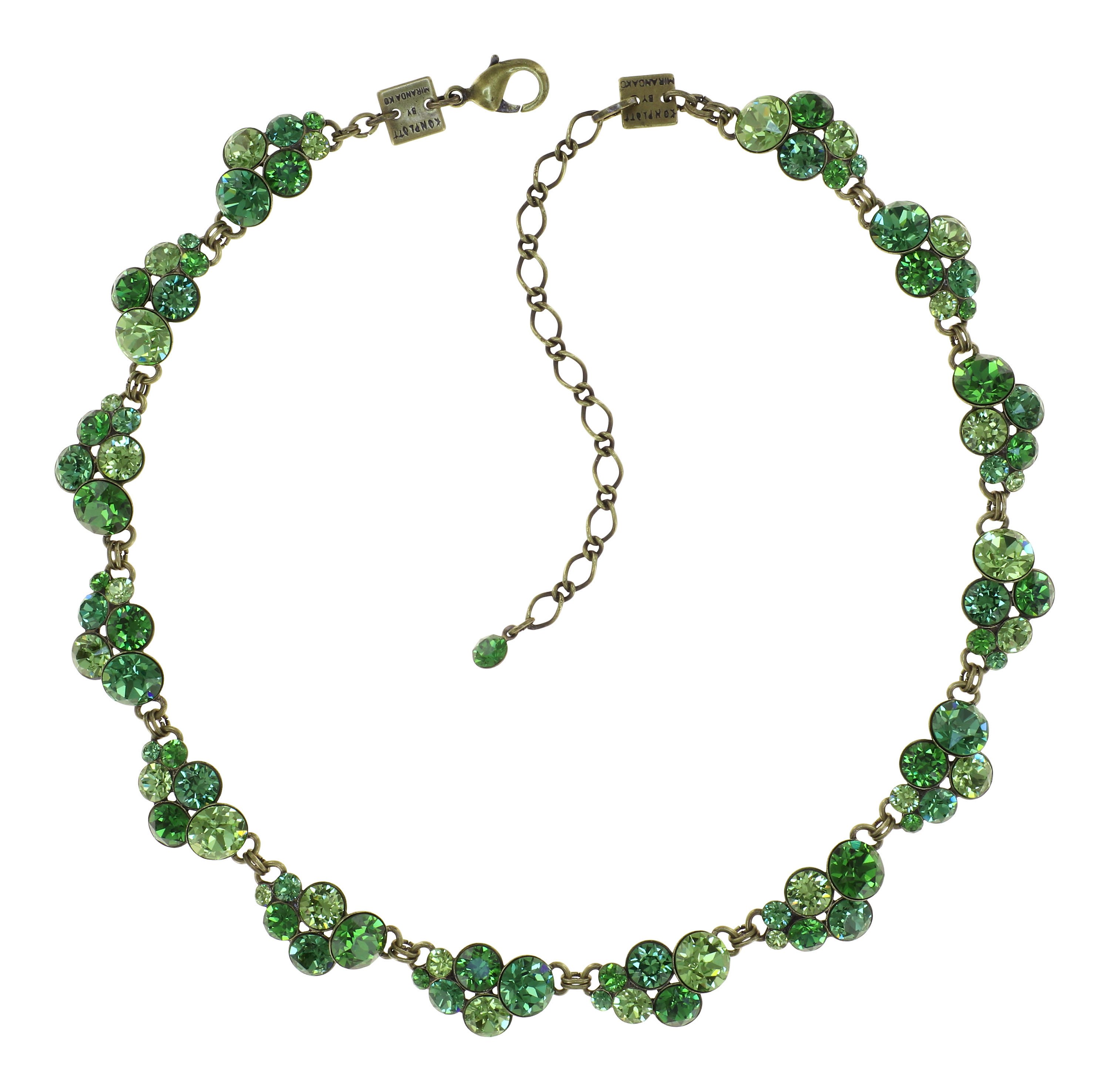 image pour Collier Petit Glamour Grenouillage Green 