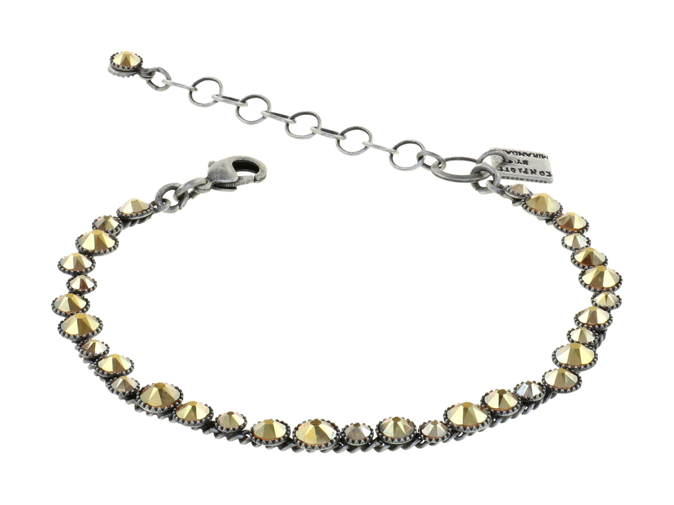 image for Bracelet Water Cascade Golden Beige yellow/brown 