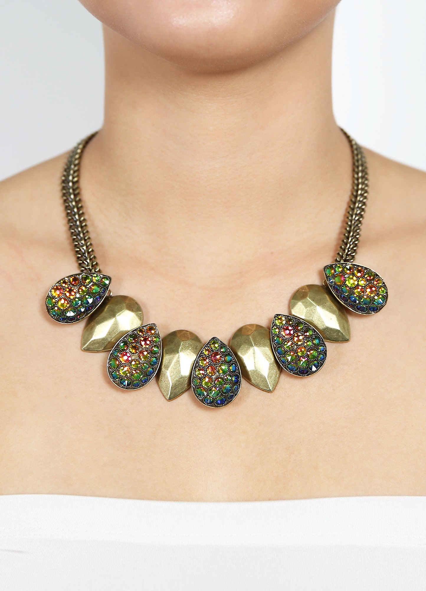 image pour Collier Tears of Joy Northern Lights Green size L