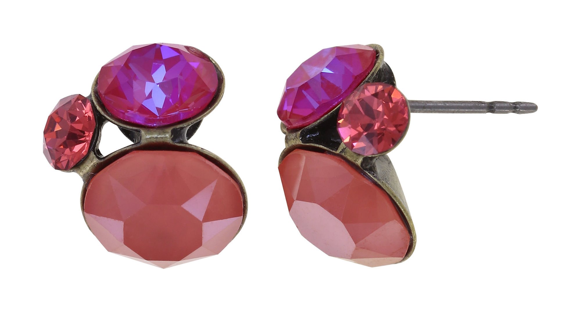 image pour Clou d'oreille Disco Star Sorbet Fraise coralline 