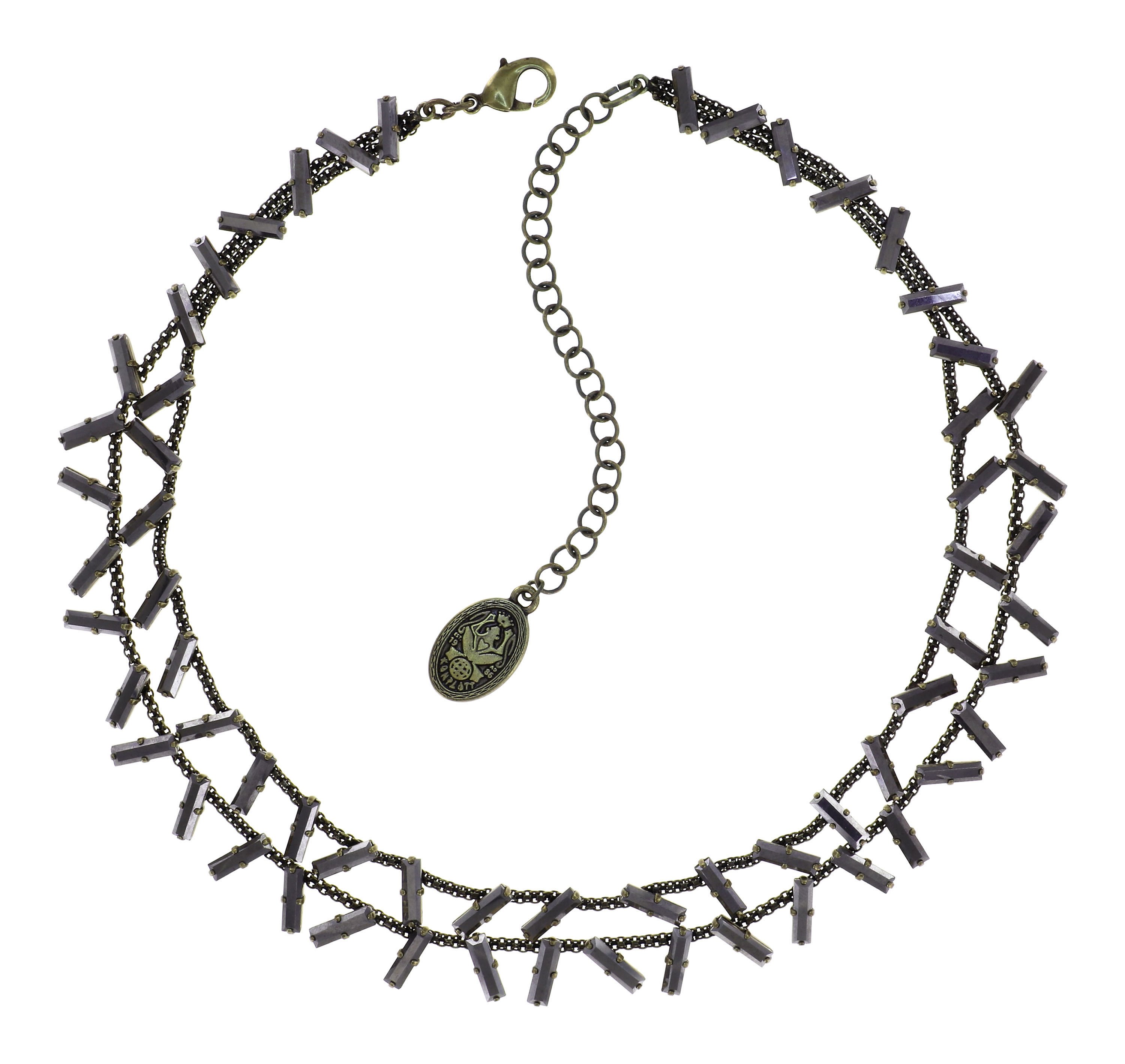 image pour Collier Jumping Baguette Lumière D'ombre grey 