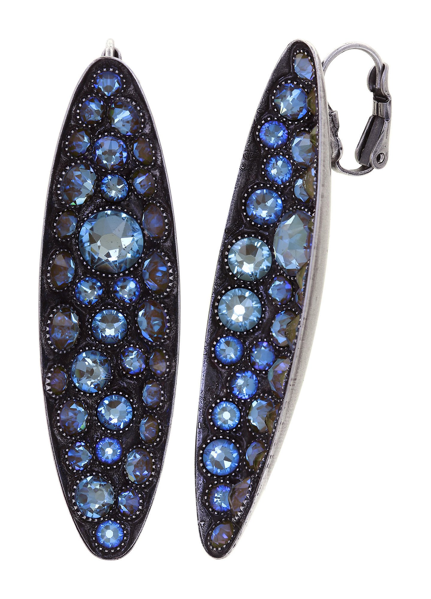 image for Earring Eurowire Back To The Future Blue Lagoon Blue 