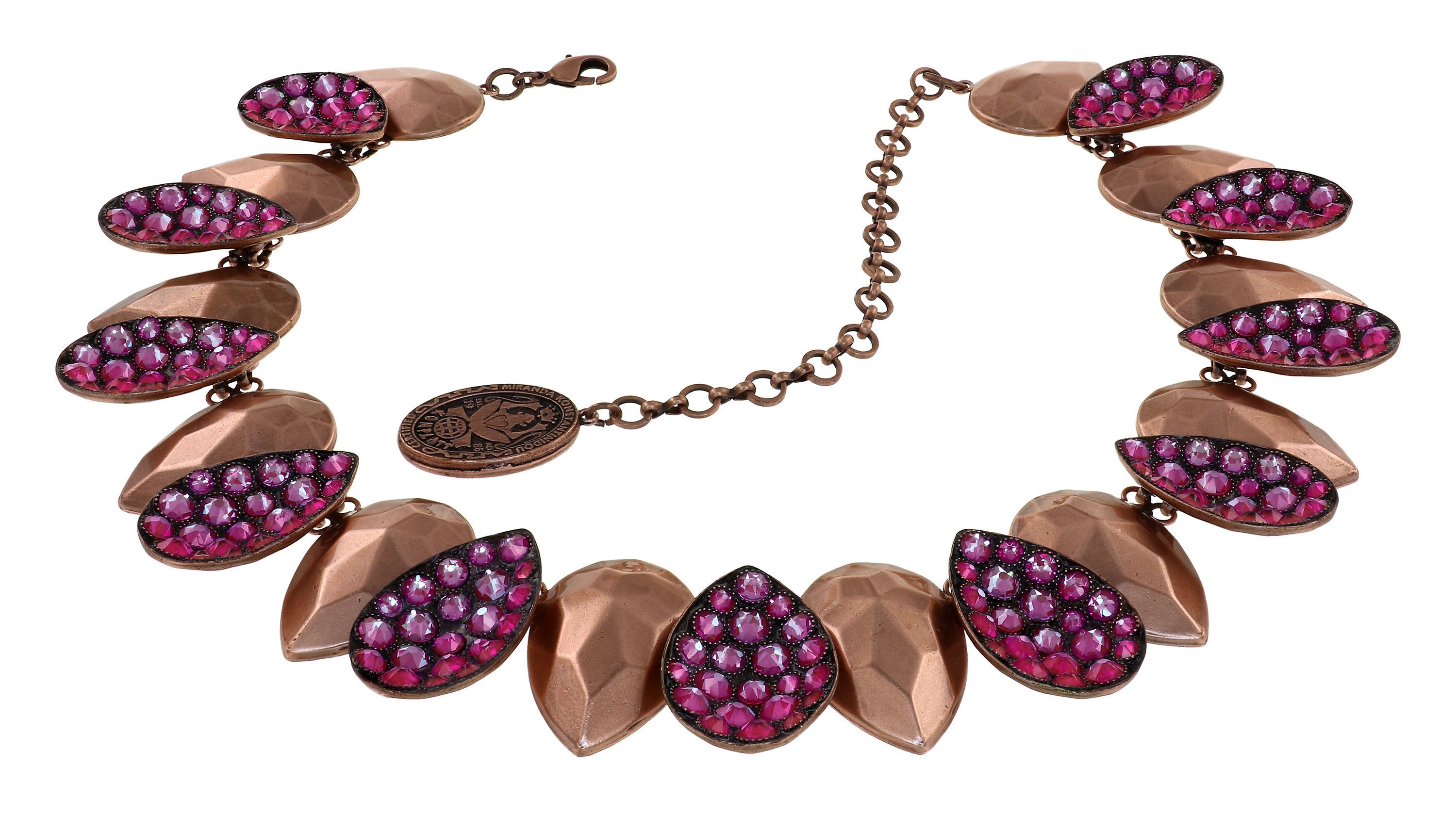 image for Necklace collier Tears of Joy Strawberry Kiss Red size L