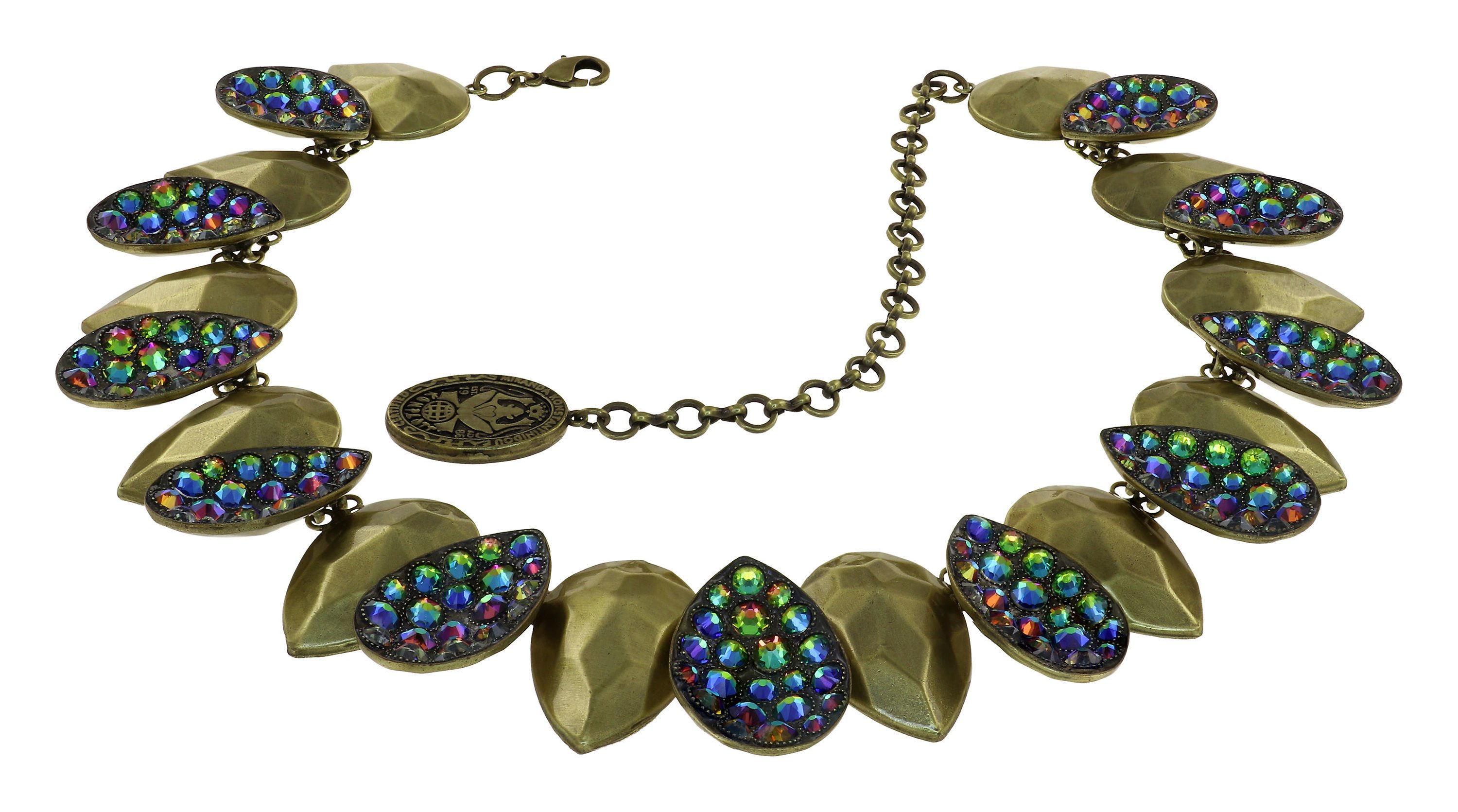 Bild für Halskette Collier Tears of Joy Northern Lights Grün Größe L