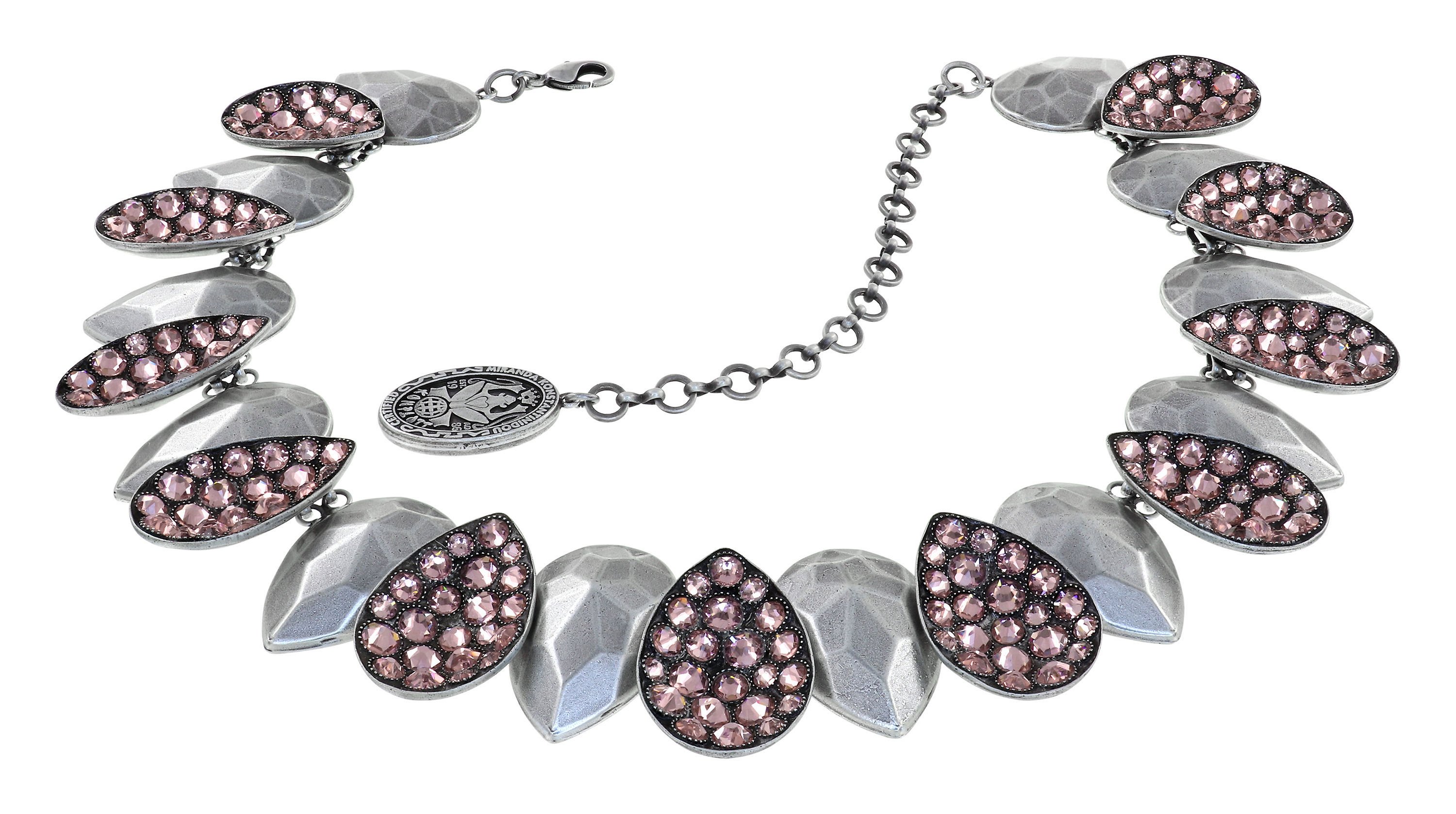 Bild für Halskette Collier Tears of Joy Hautglanz Vintage Rosa Größe L