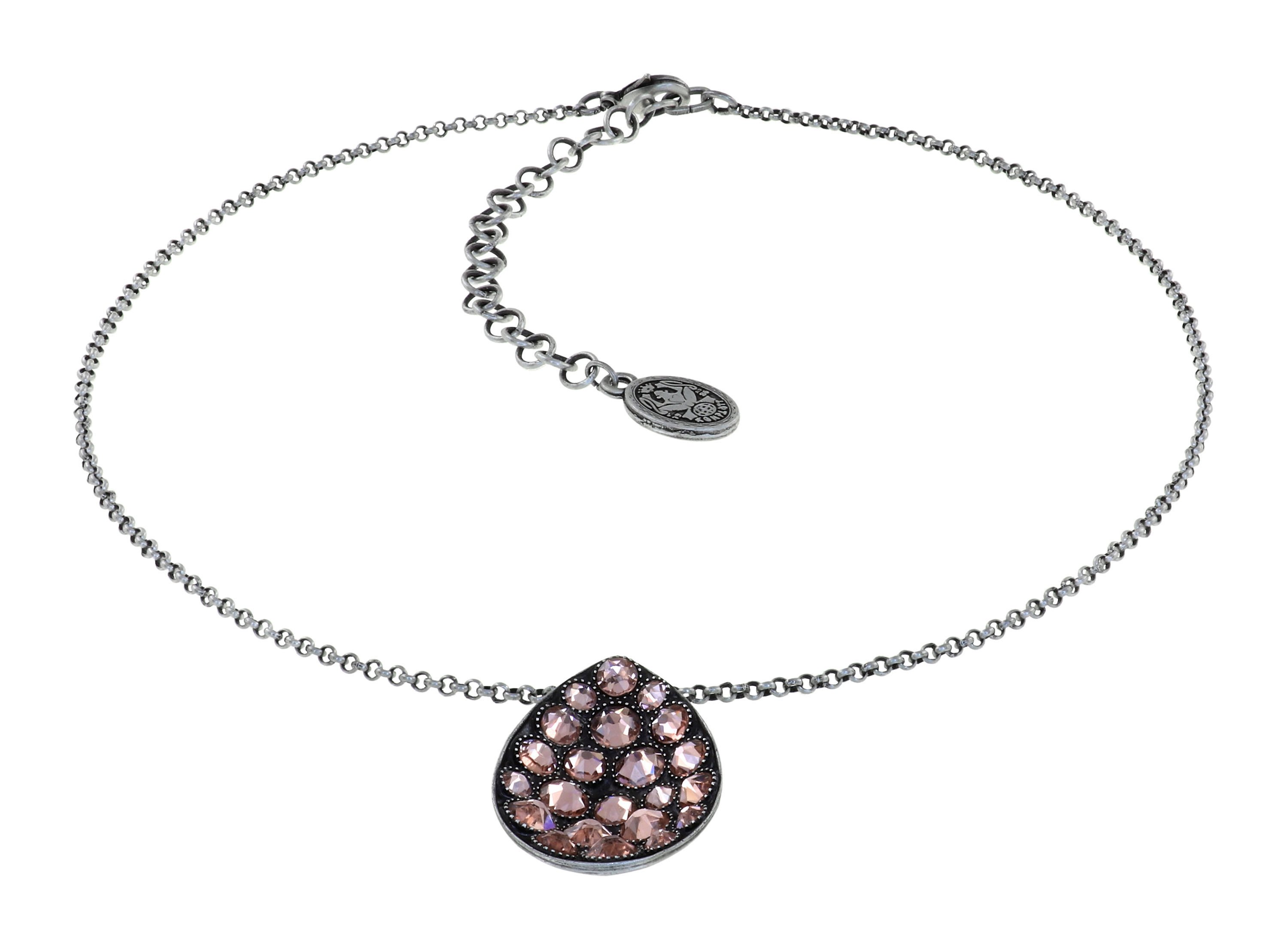 image pour Collier pendant Tears of Joy Éclat De Peau vintage rose size L