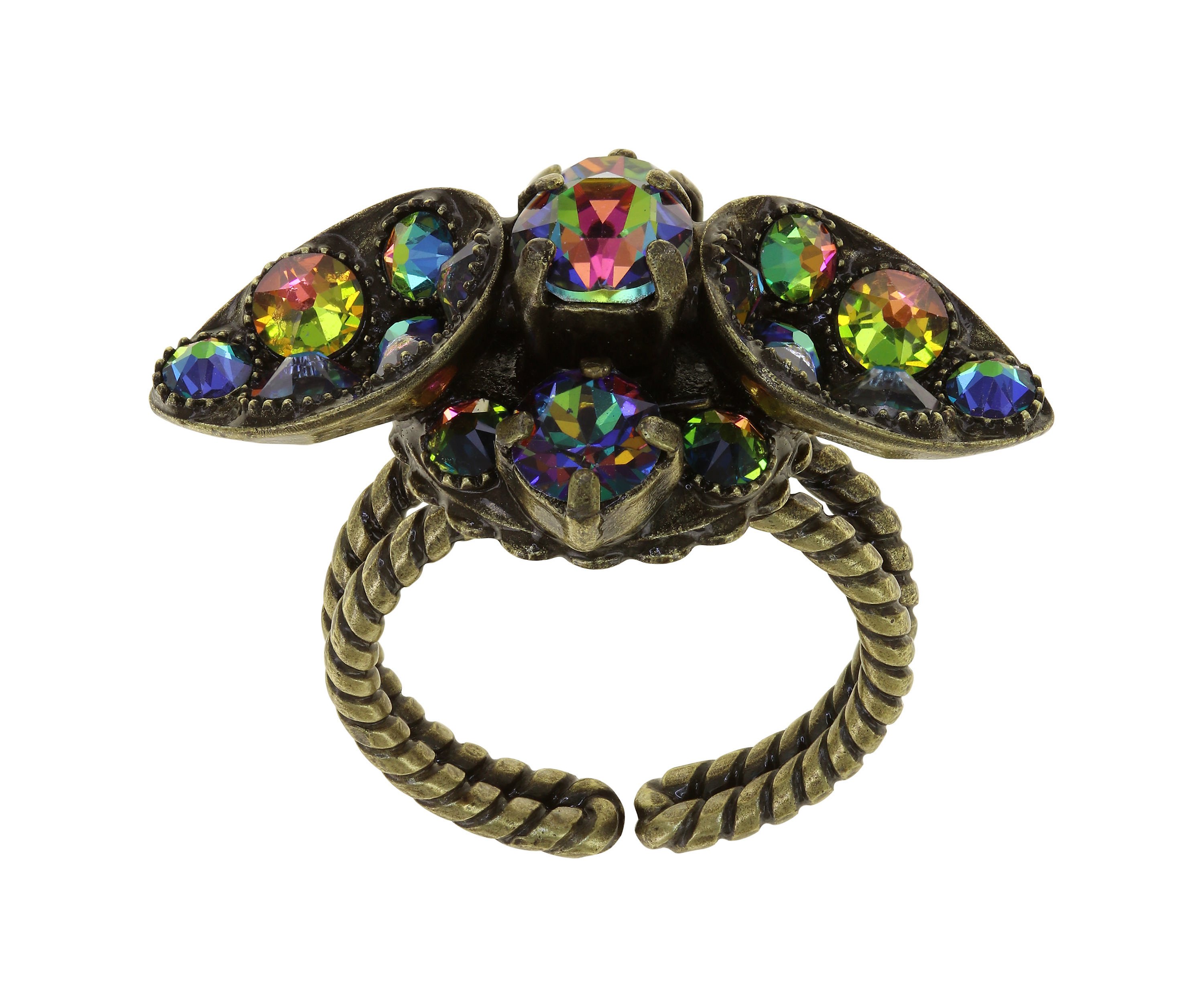 image for Ring Tears of Joy Northern Lights Green size S