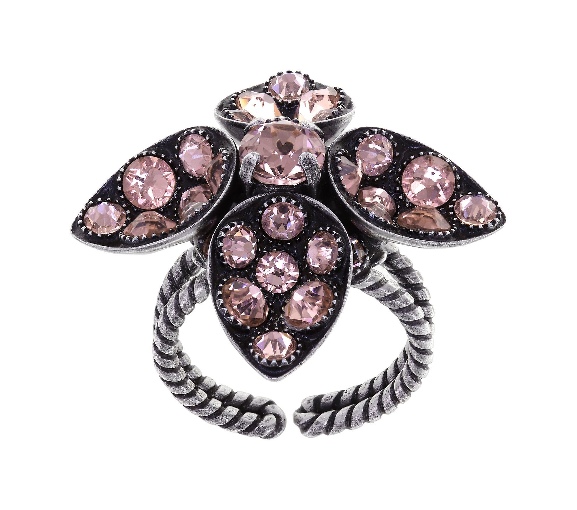 Bild für Ring Tears of Joy Hautglanz Vintage Rosa Größe S