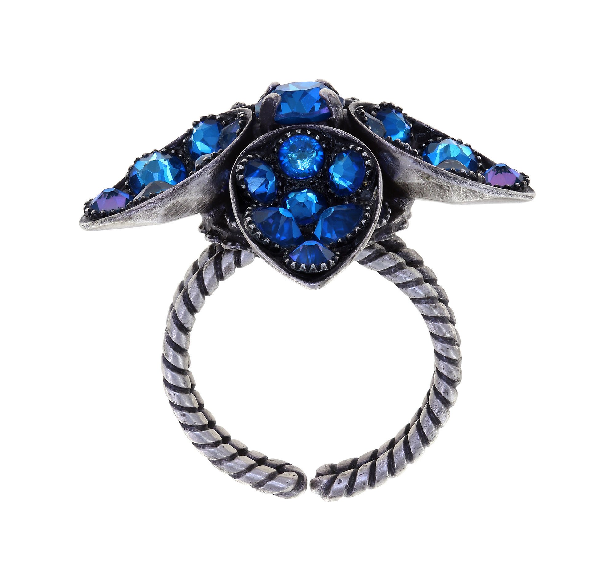 image for Ring Tears of Joy Blue Lagoon Blue size S