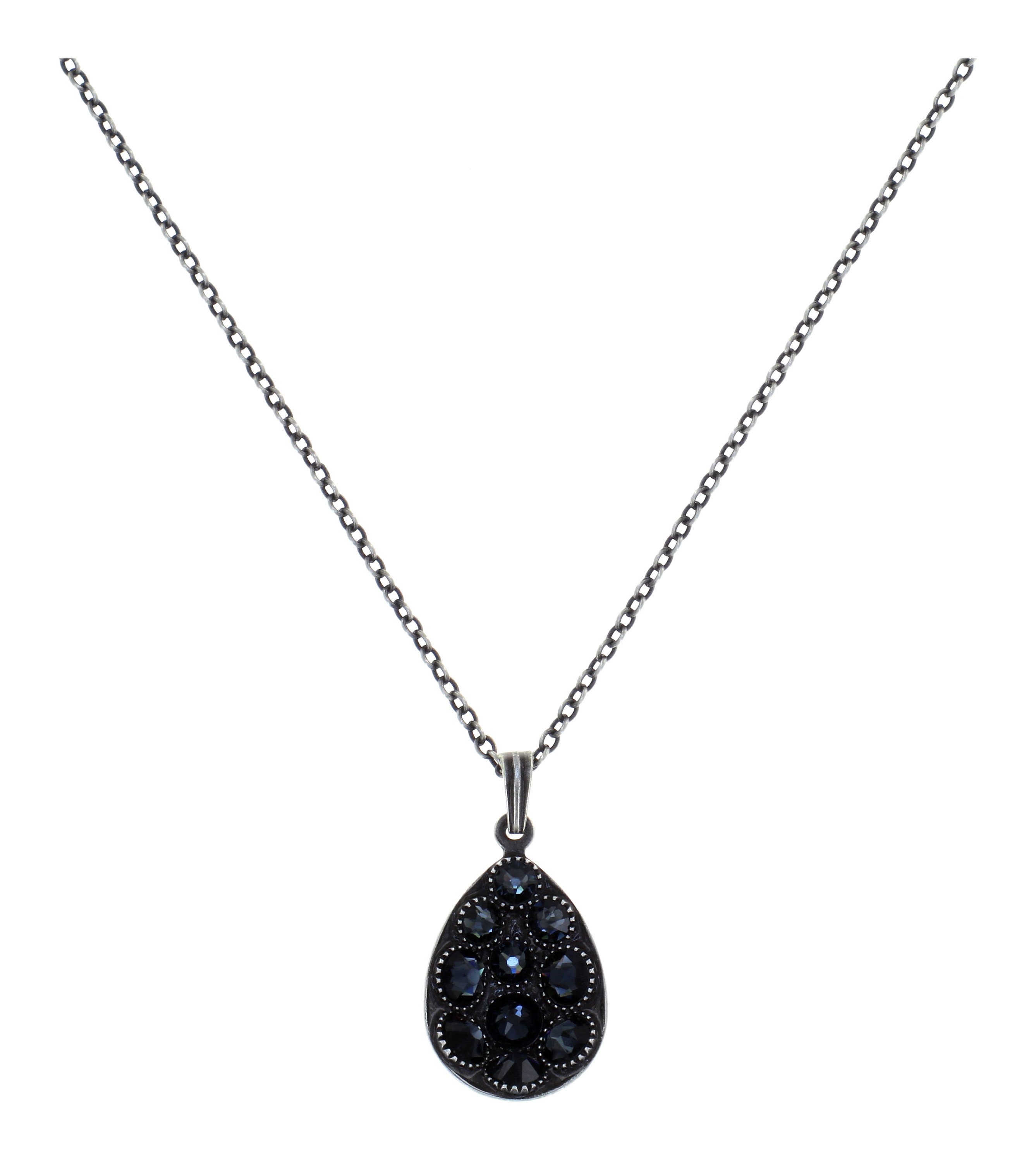 image for Necklace Pendant Tears of Joy Carbon Black size M