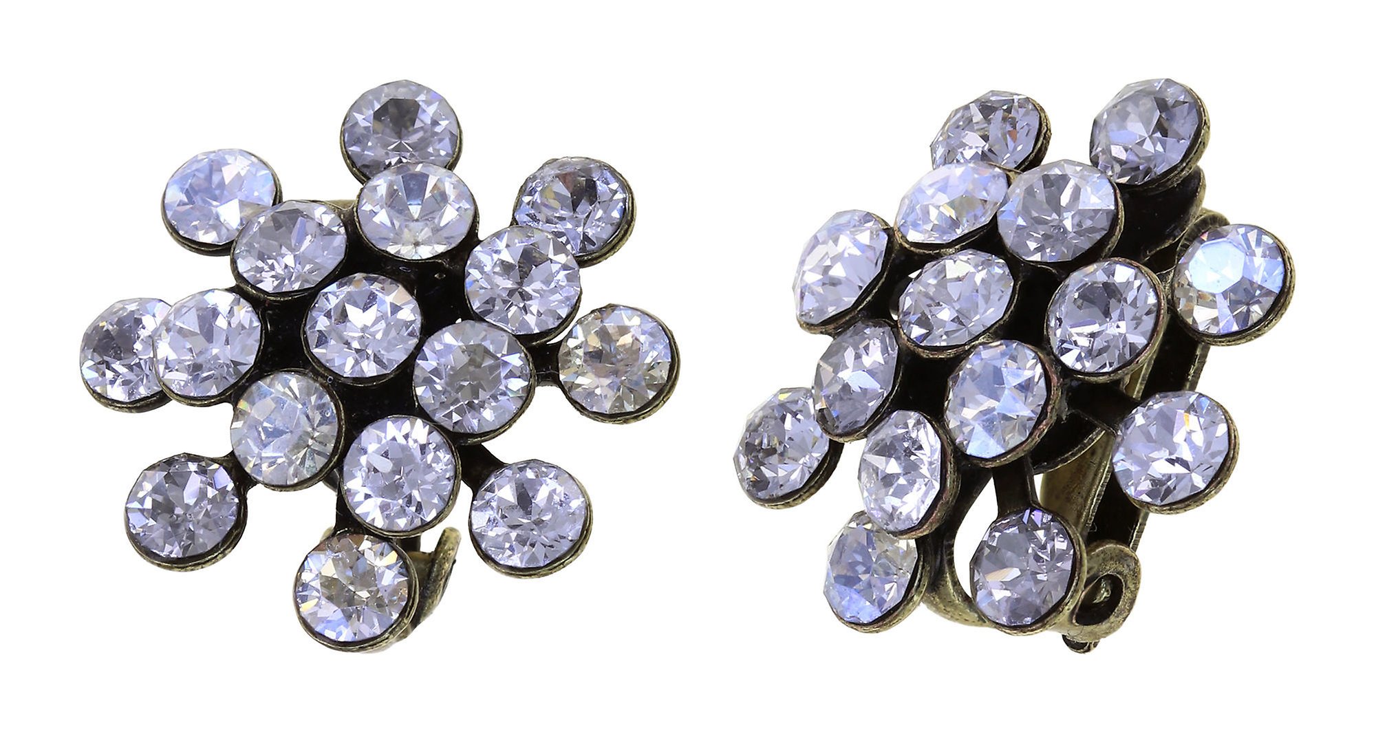 image pour Boucles d'oreilles Clip Magic Fireball Cristallin white mini