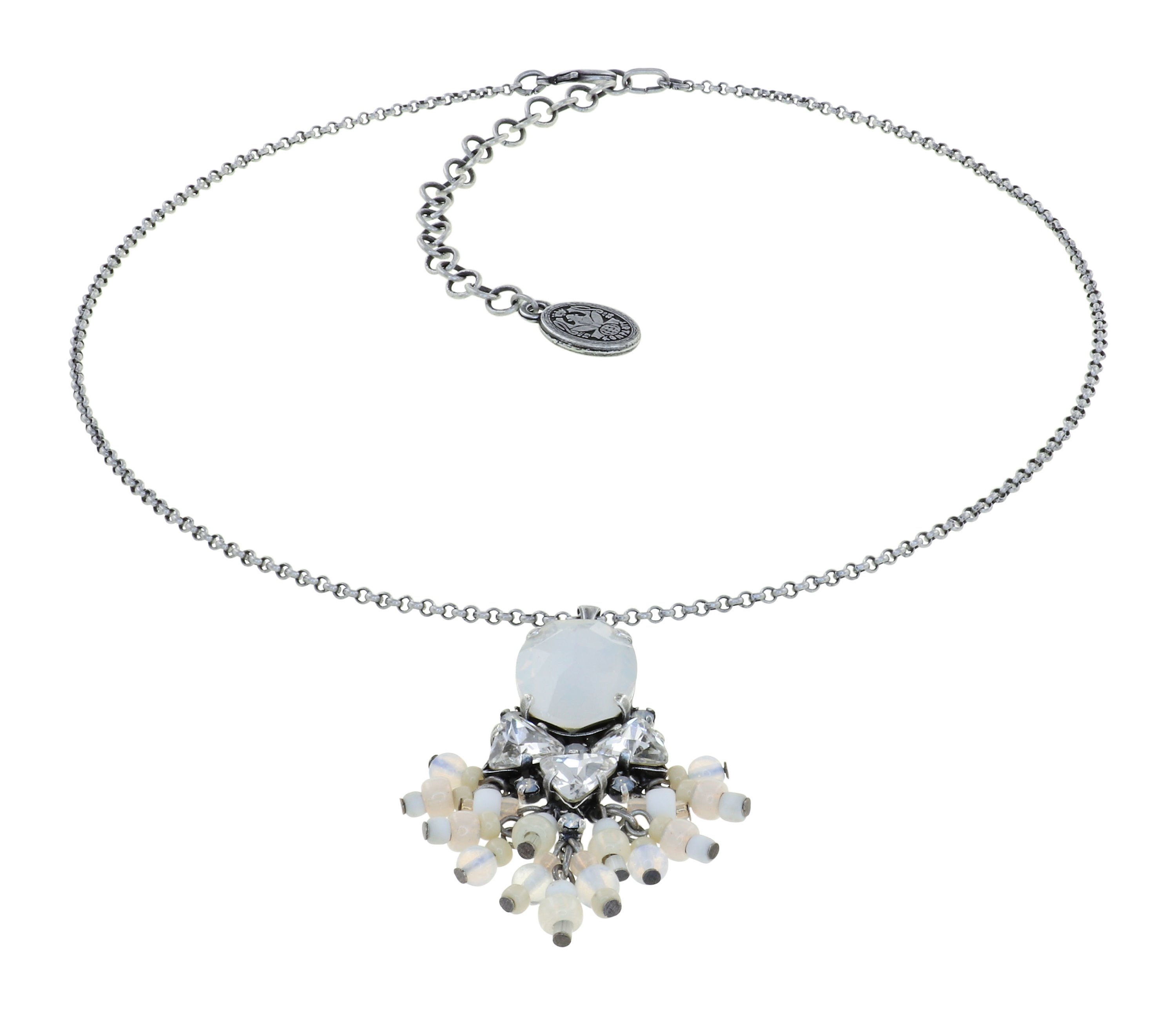 image for Necklace pendant Hippie Vanilla White white 