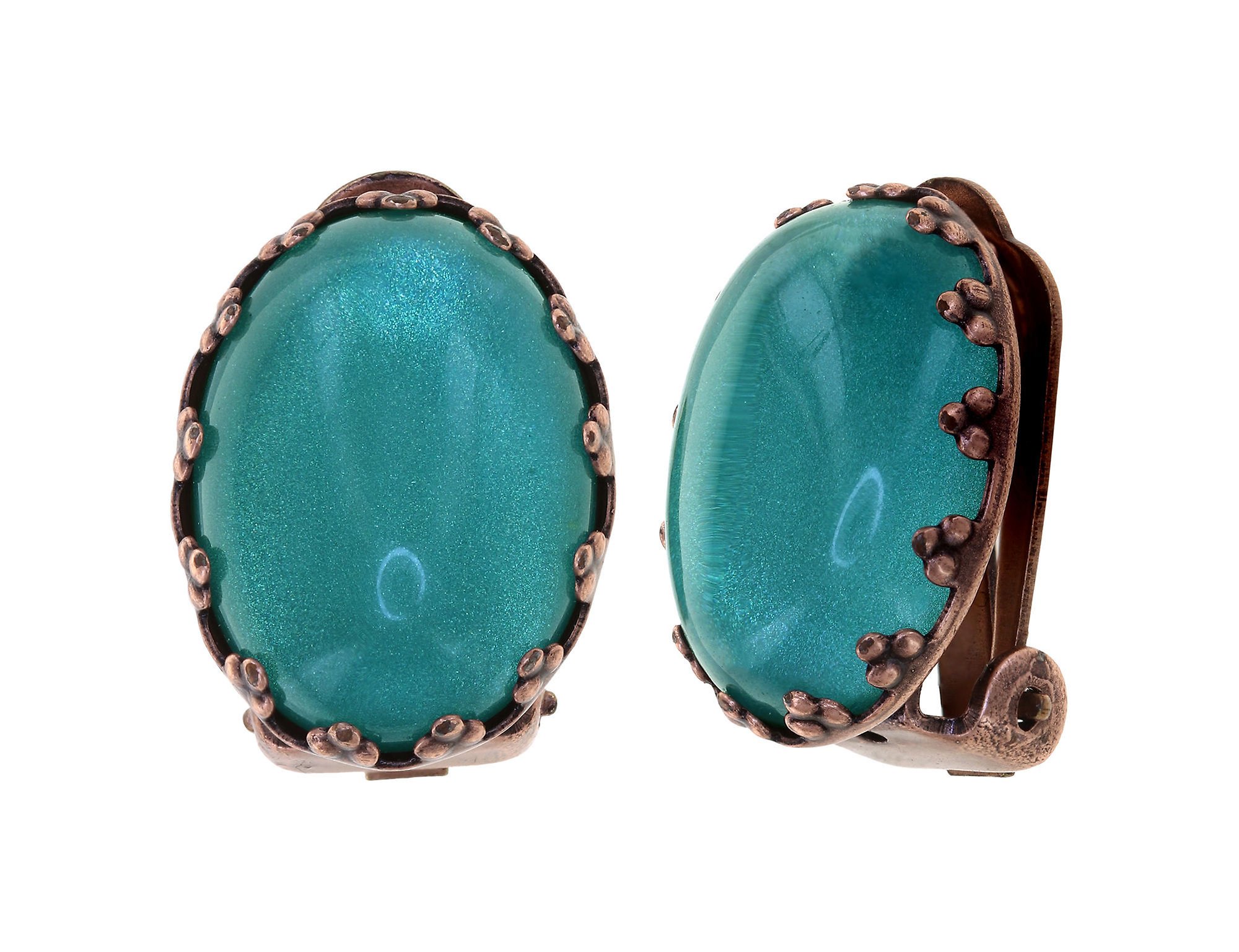 image pour Boucles d'oreilles Clip Daily Desire Flamme Bleue Blue 