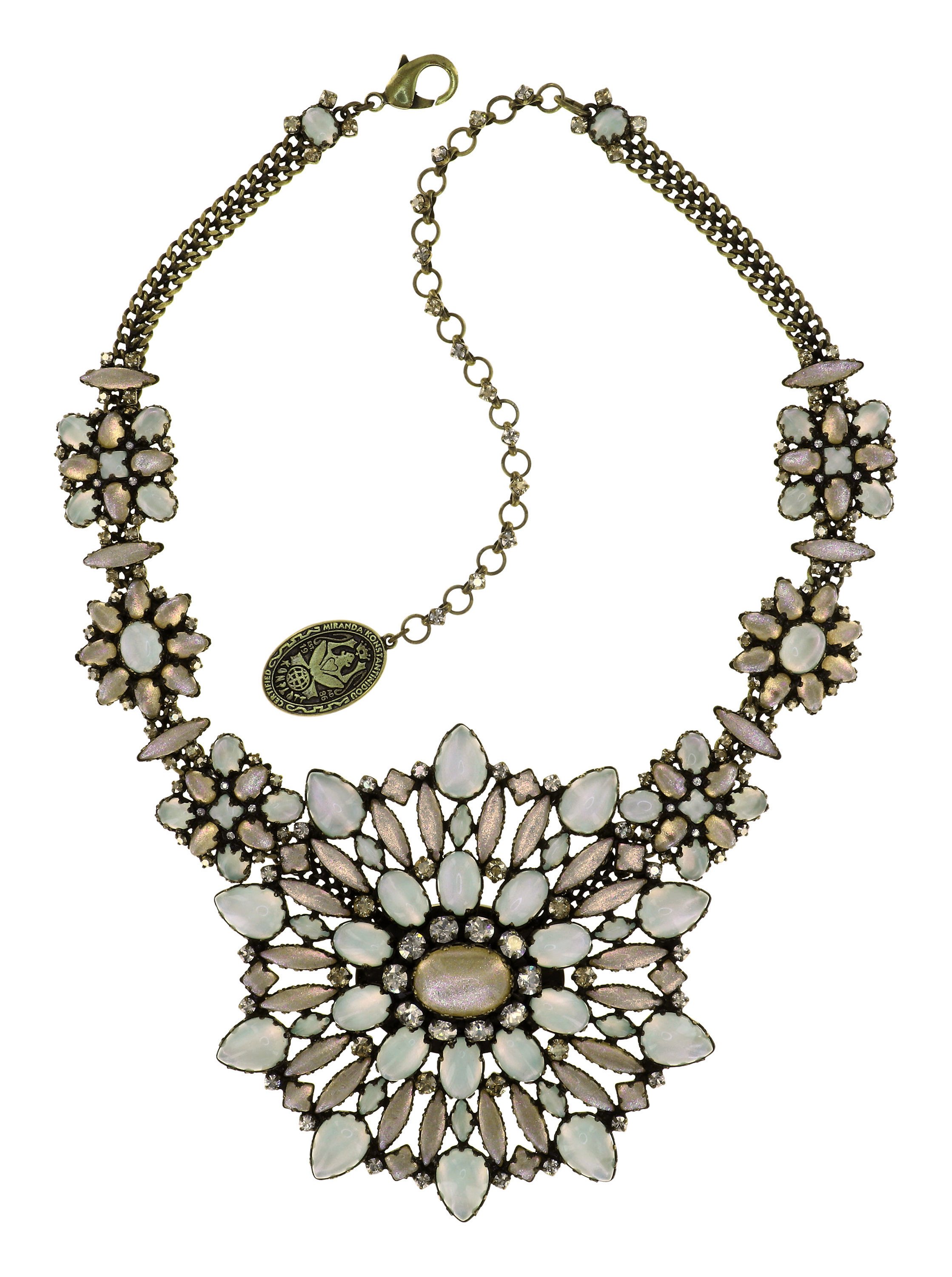 Bild für Halskette Collier Mary Queen of Scots Champagner Weiß / beige 